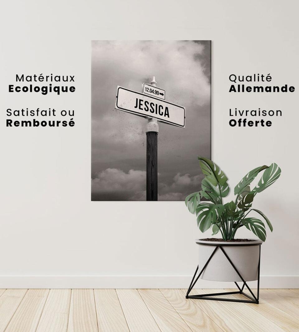 Tableau Prénoms Personnalisable - Unik Galerie