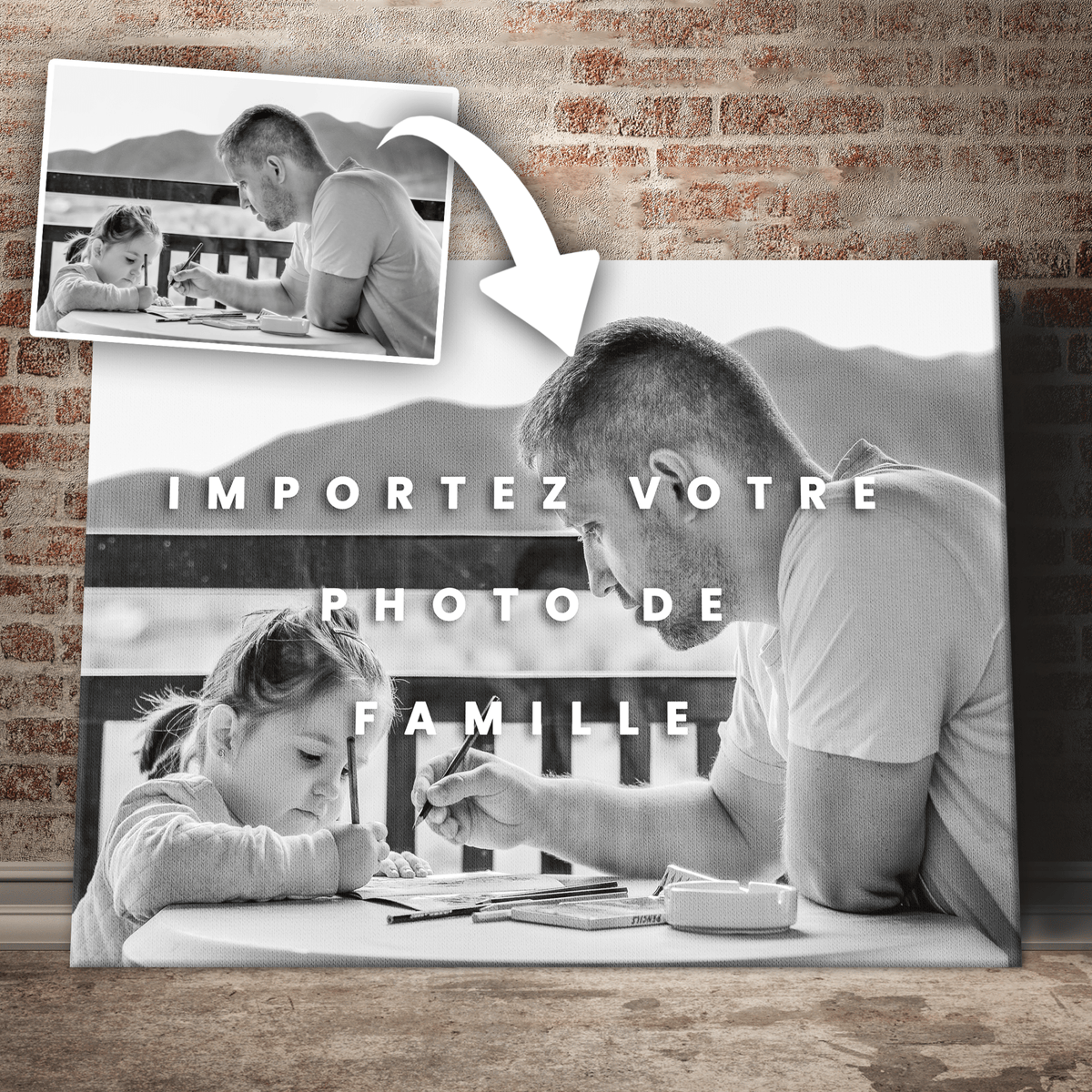 Pack 8] Tableau personnalisé avec photo sur PVC expansé. Tableau de 4,8x21cm personnalisable imprimé en haute définition. Créez des cadeaux personnalisés et originaux pour décorer et offrir