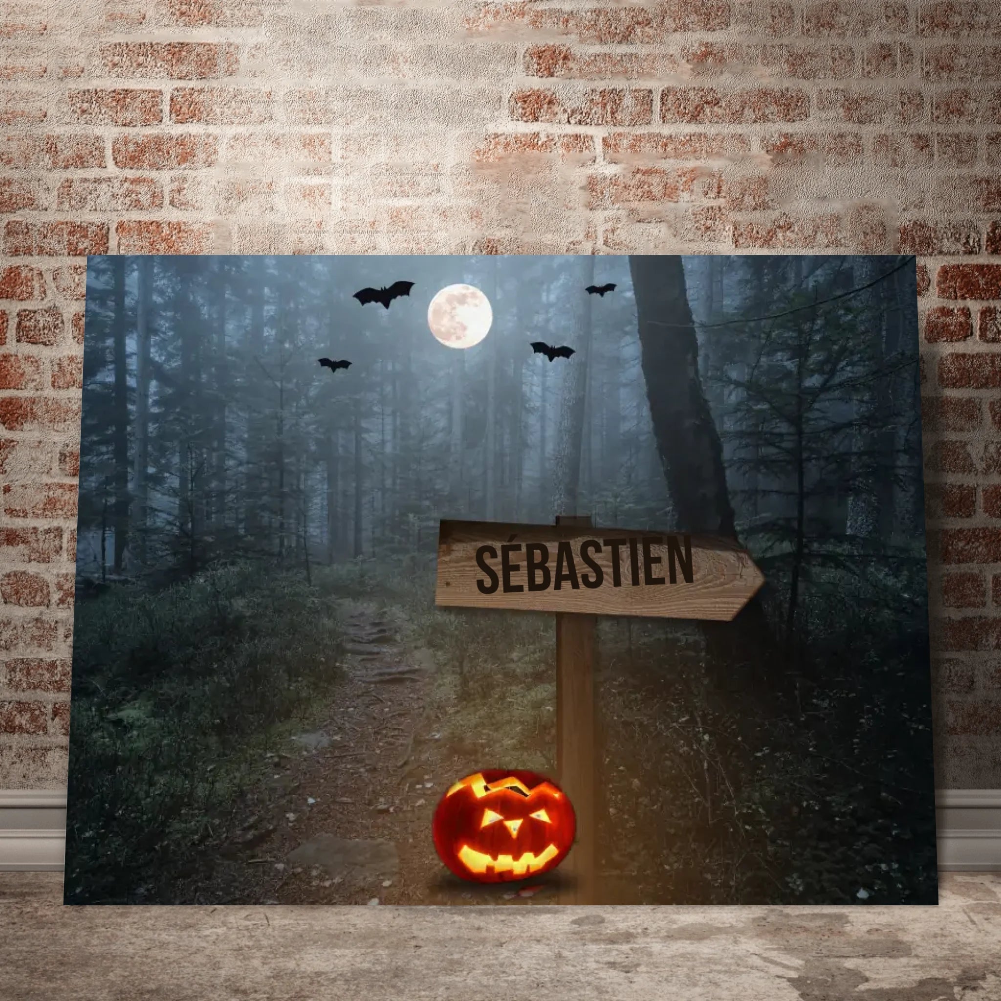 Unik® | Tableau Prénoms Personnalisable Halloween 