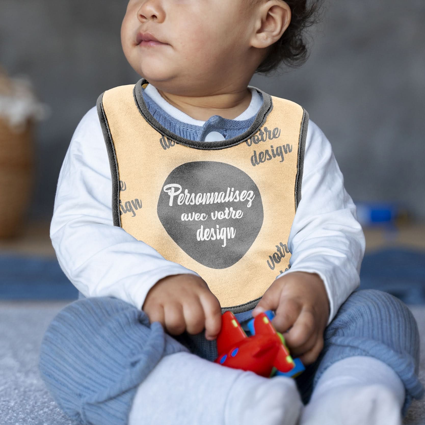 Unik® | Bavoir bébé Personnalisable - Unik Galerie