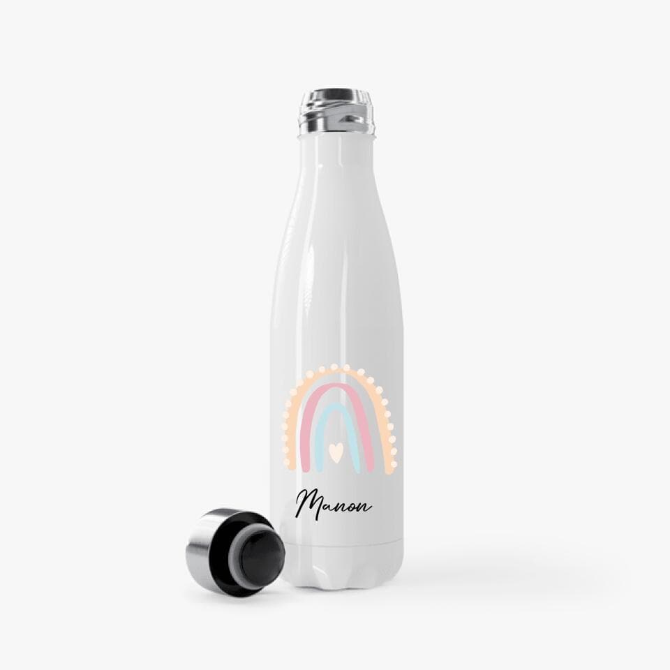 Unik® | Gourde Prénom Personnalisable - Arc - en - ciel - Unik Galerie
