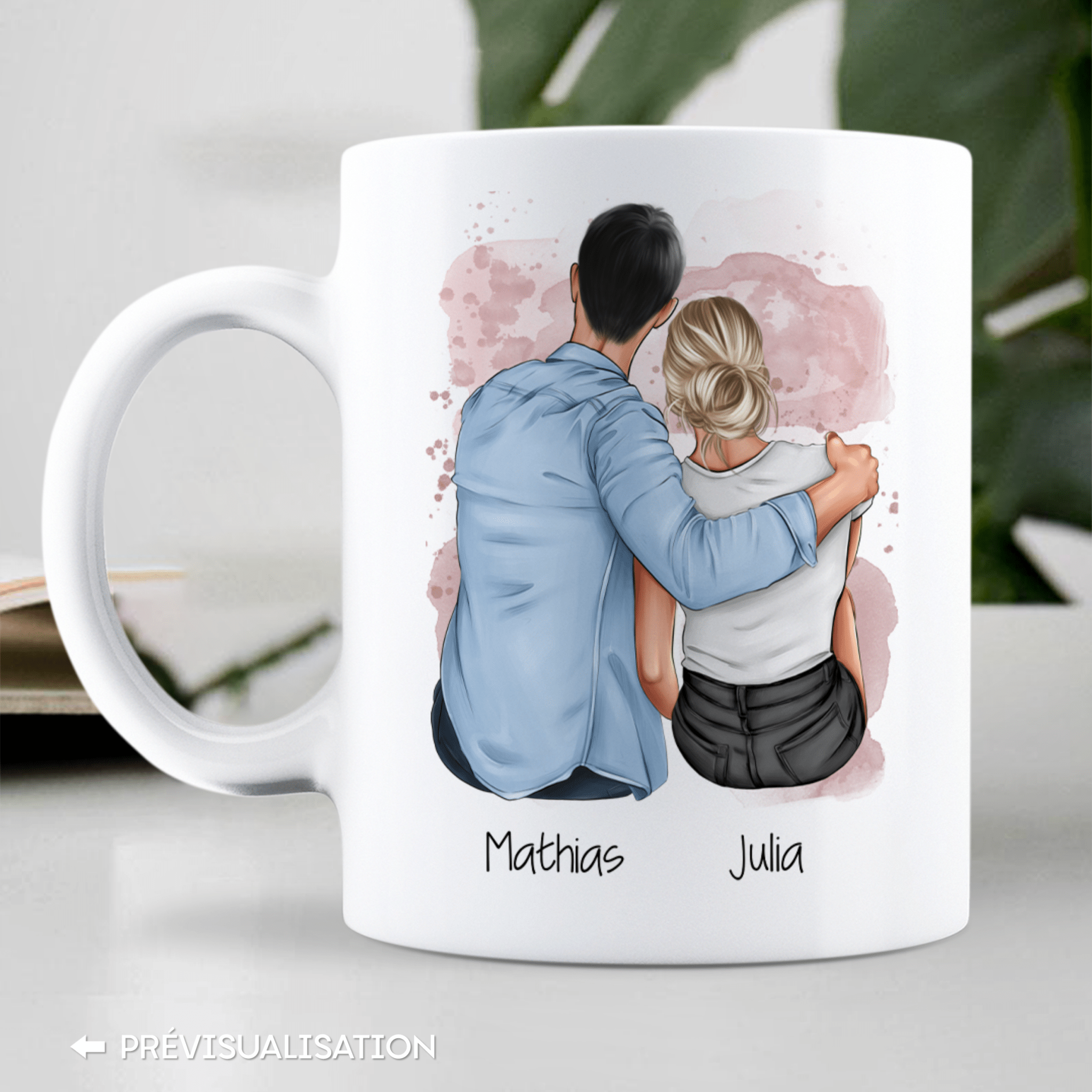 Unik® | Mug Couple Personnalisable 