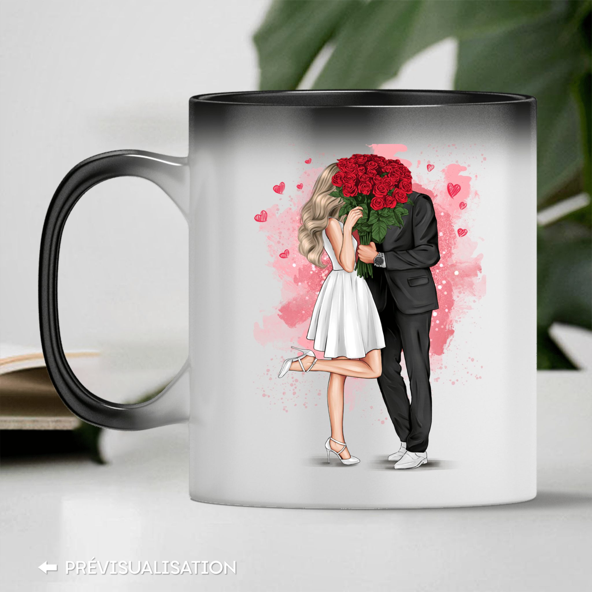 Unik® | Mug Magique Couple Personnalisable 