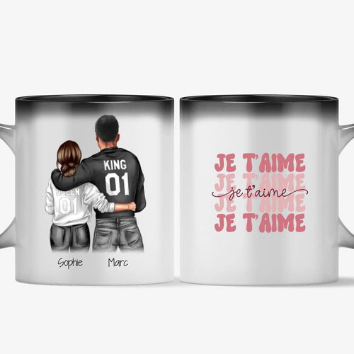 Unik® | Mug Magique Couple Personnalisable 