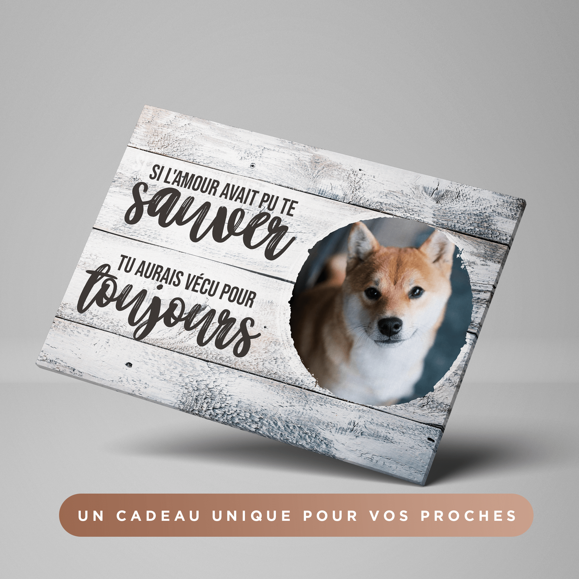 Unik® | Tableau Animaux Personnalisable 