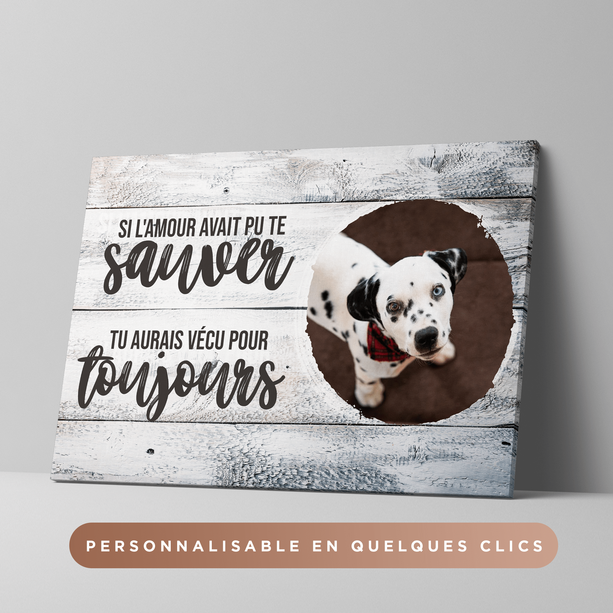 Unik® | Tableau Animaux Personnalisable 