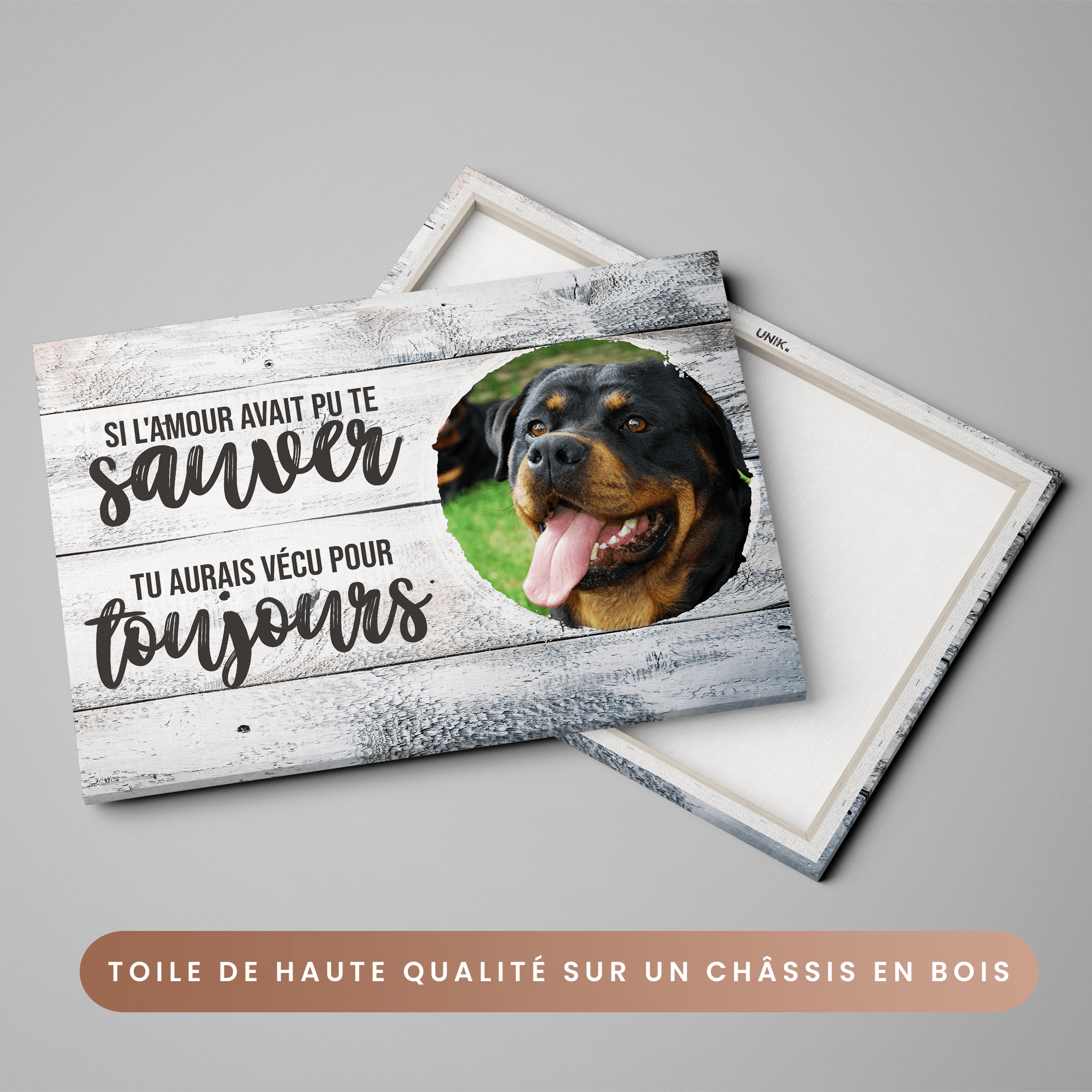 Unik® | Tableau Animaux Personnalisable 