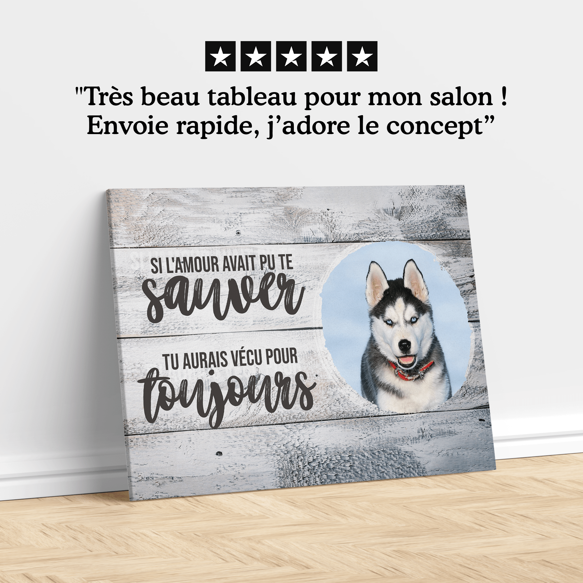 Unik® | Tableau Animaux Personnalisable 