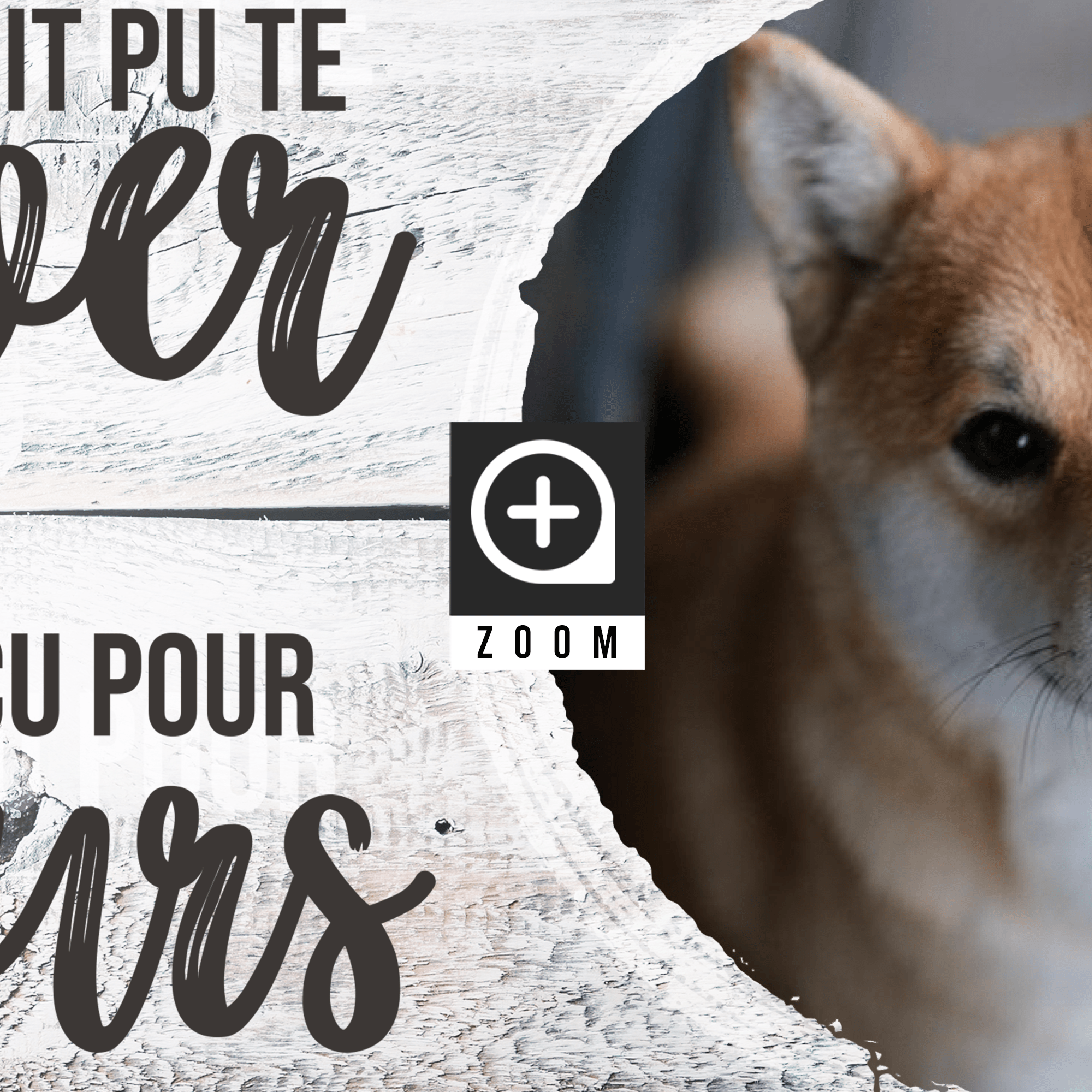 Unik® | Tableau Animaux Personnalisable 