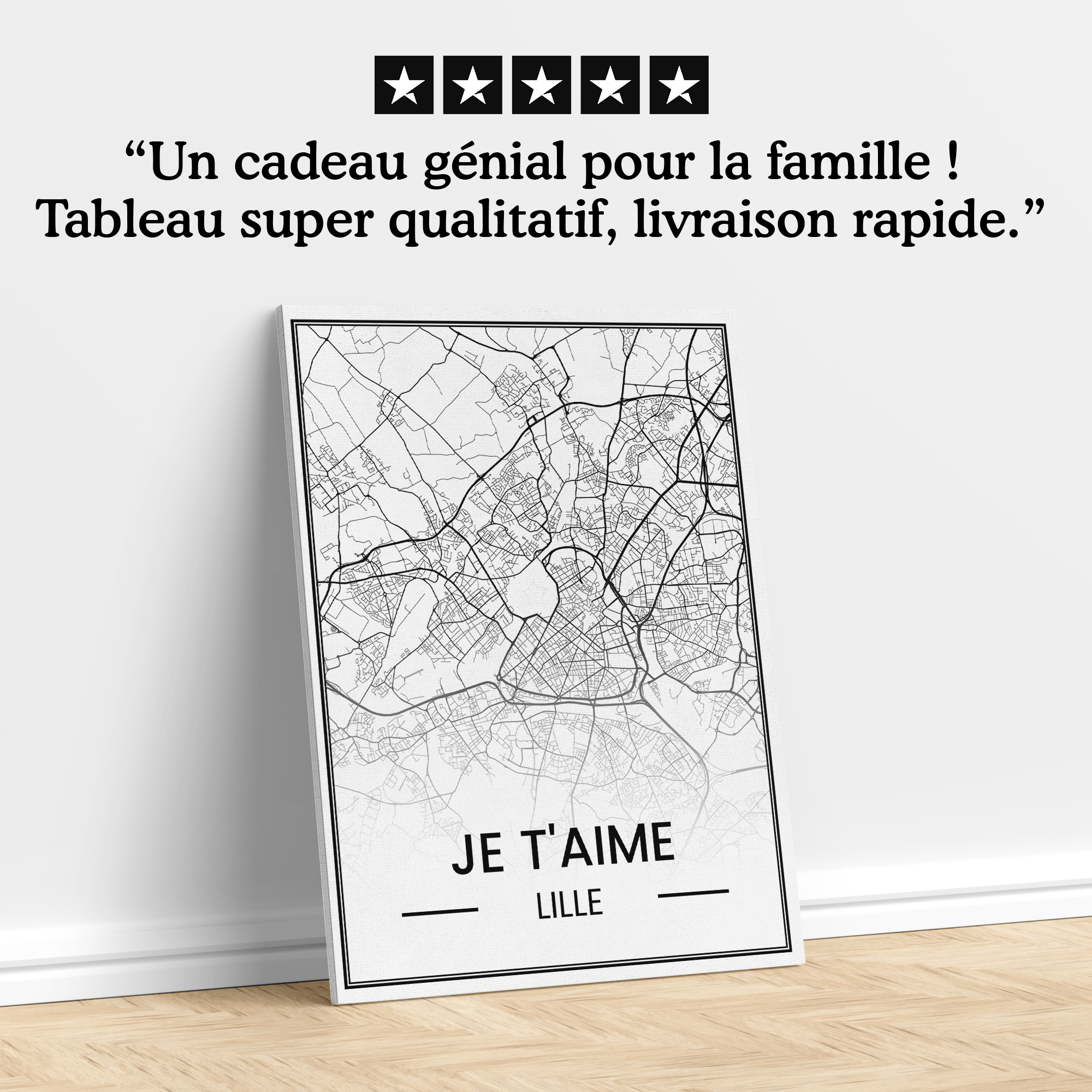 Unik® | Tableau Couple Personnalisable 