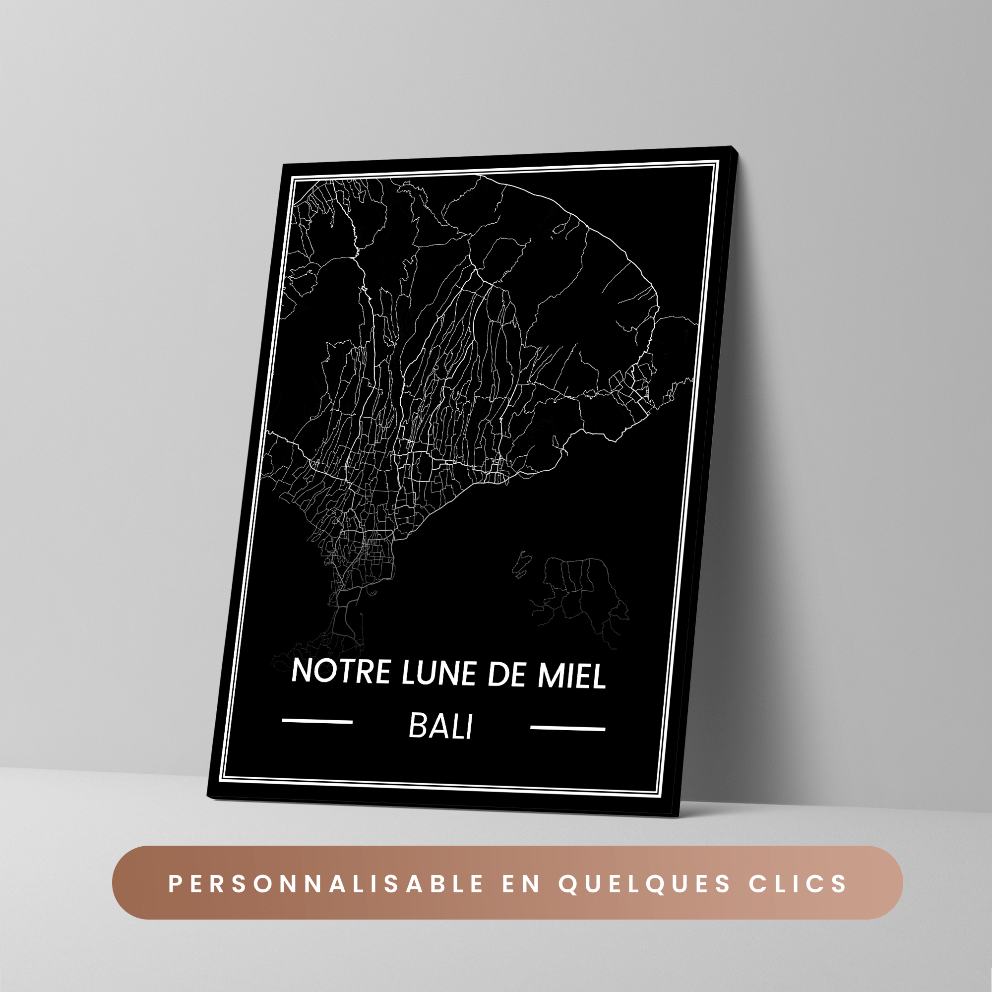 Unik® | Tableau Couple Personnalisable 