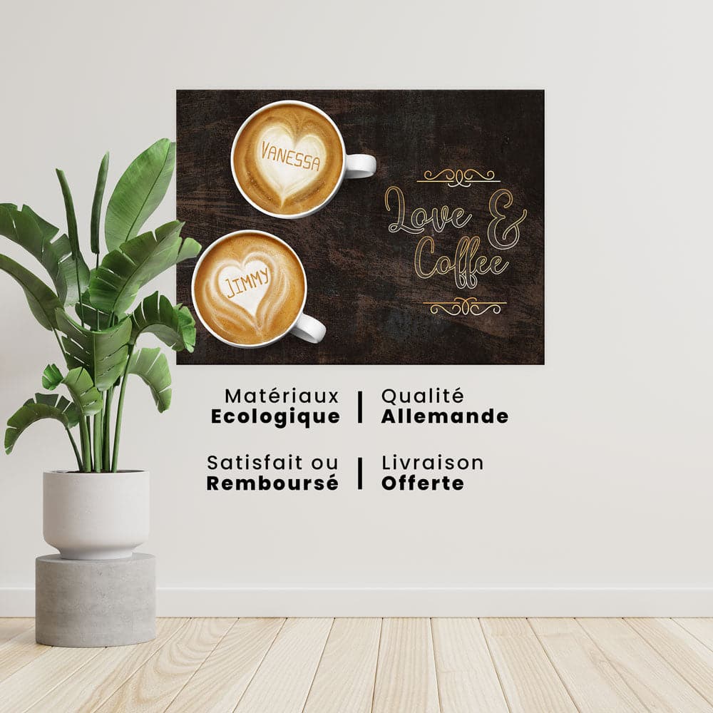 Unik® | Tableau Couple Personnalisable 