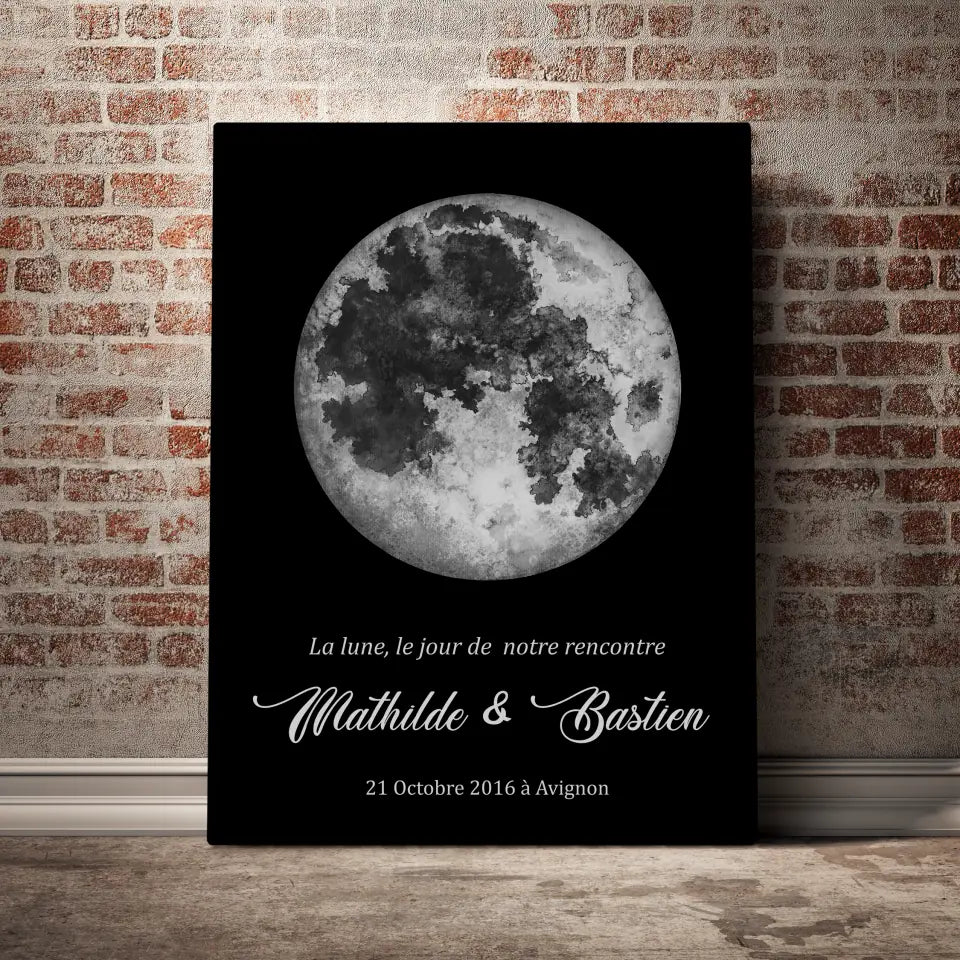 Unik® | Tableau Couple Personnalisable 