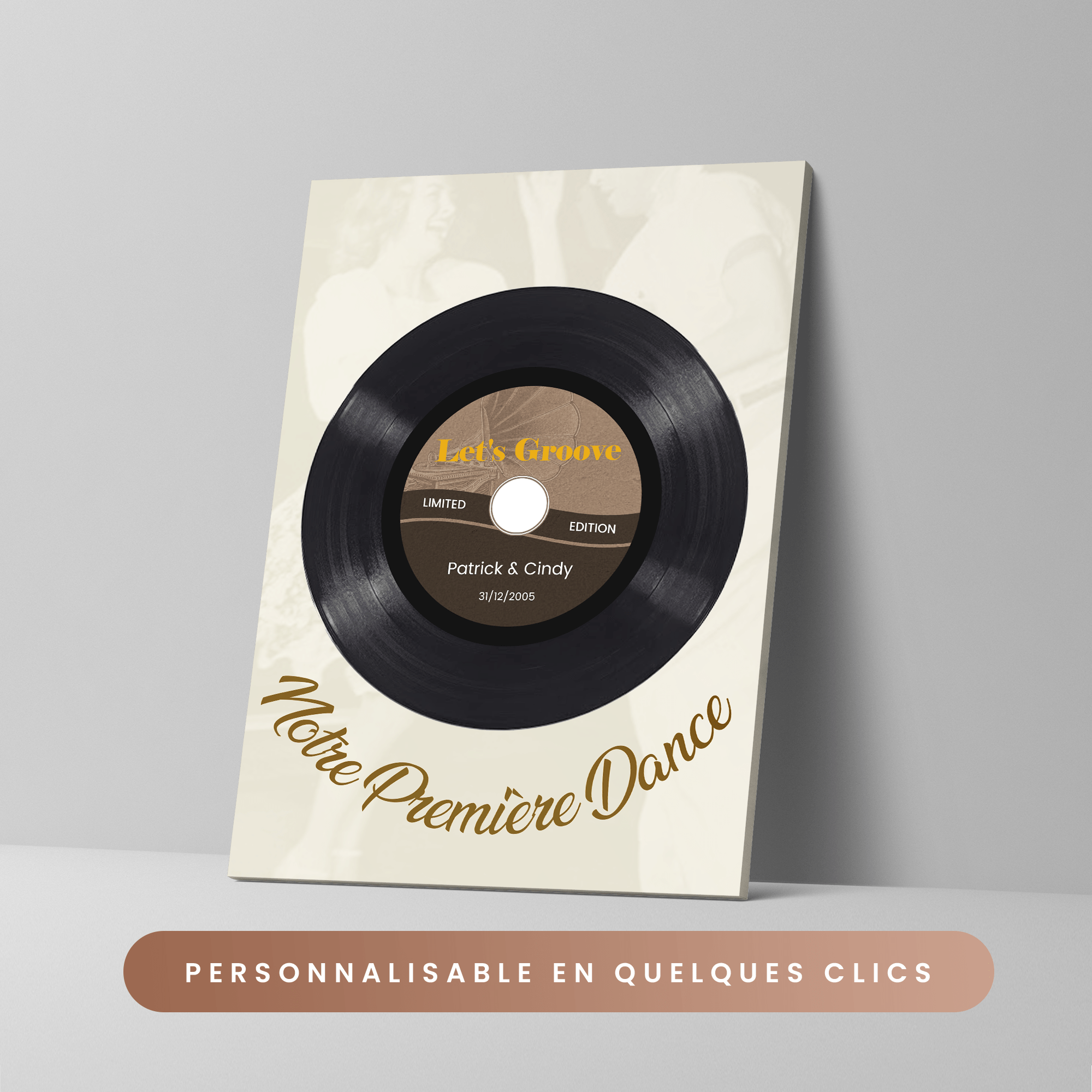 Unik® | Tableau Couple Personnalisable 