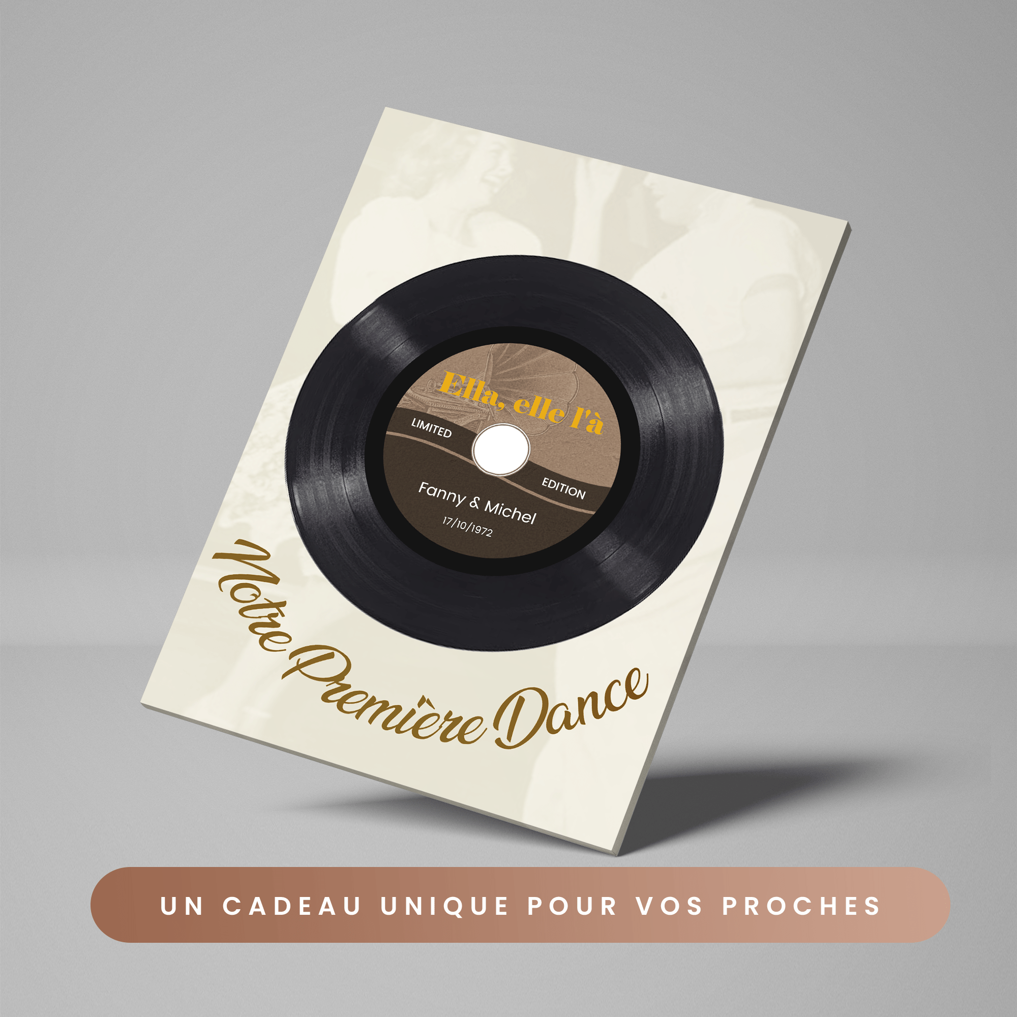 Unik® | Tableau Couple Personnalisable 