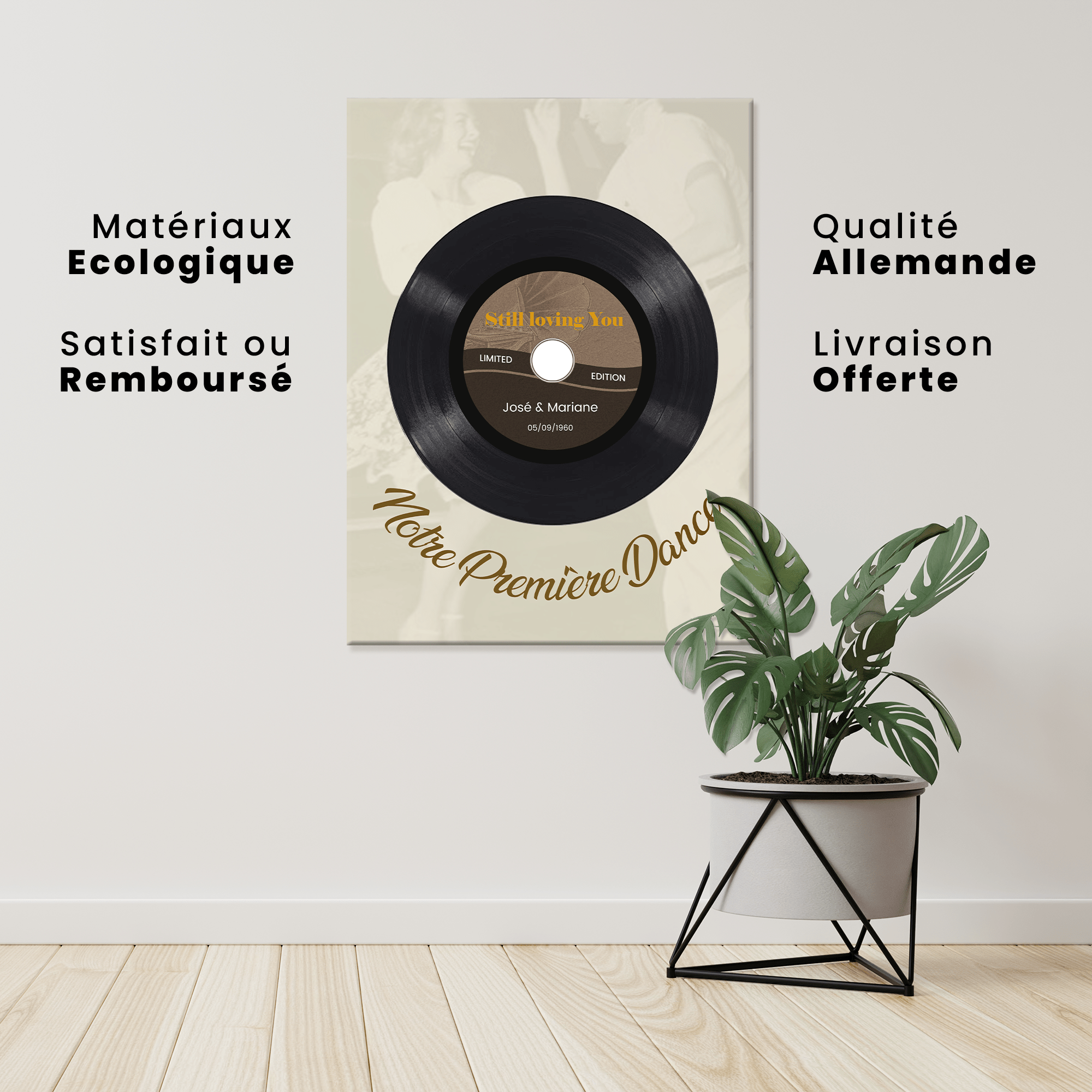 Unik® | Tableau Couple Personnalisable 