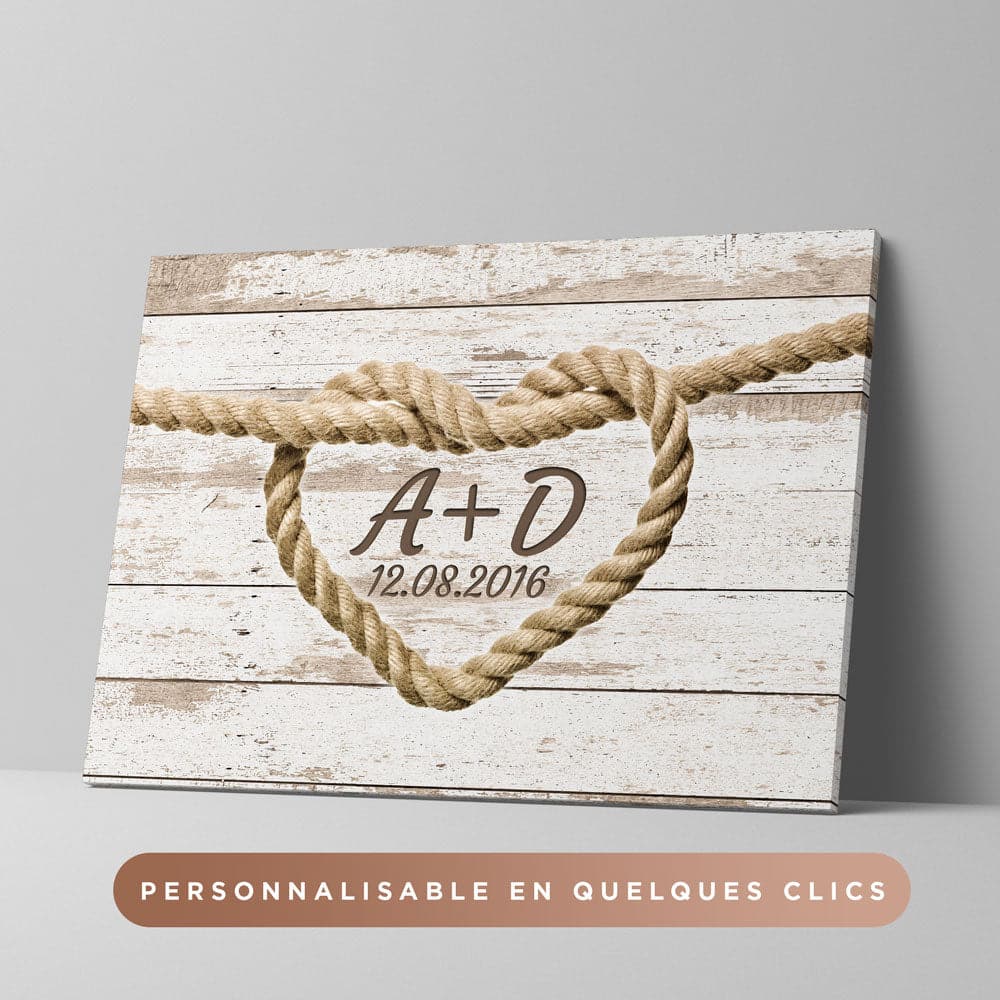 Unik® | Tableau Couple Personnalisé 
