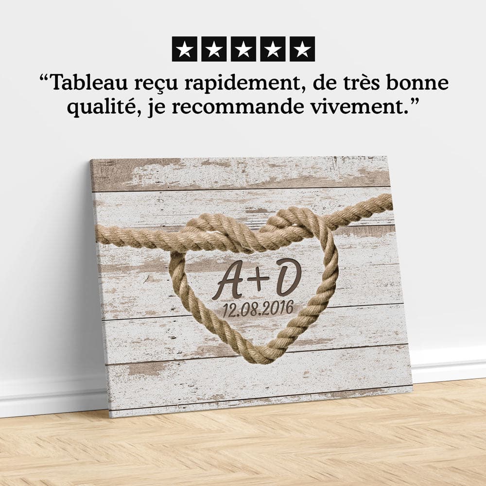 Unik® | Tableau Couple Personnalisé 