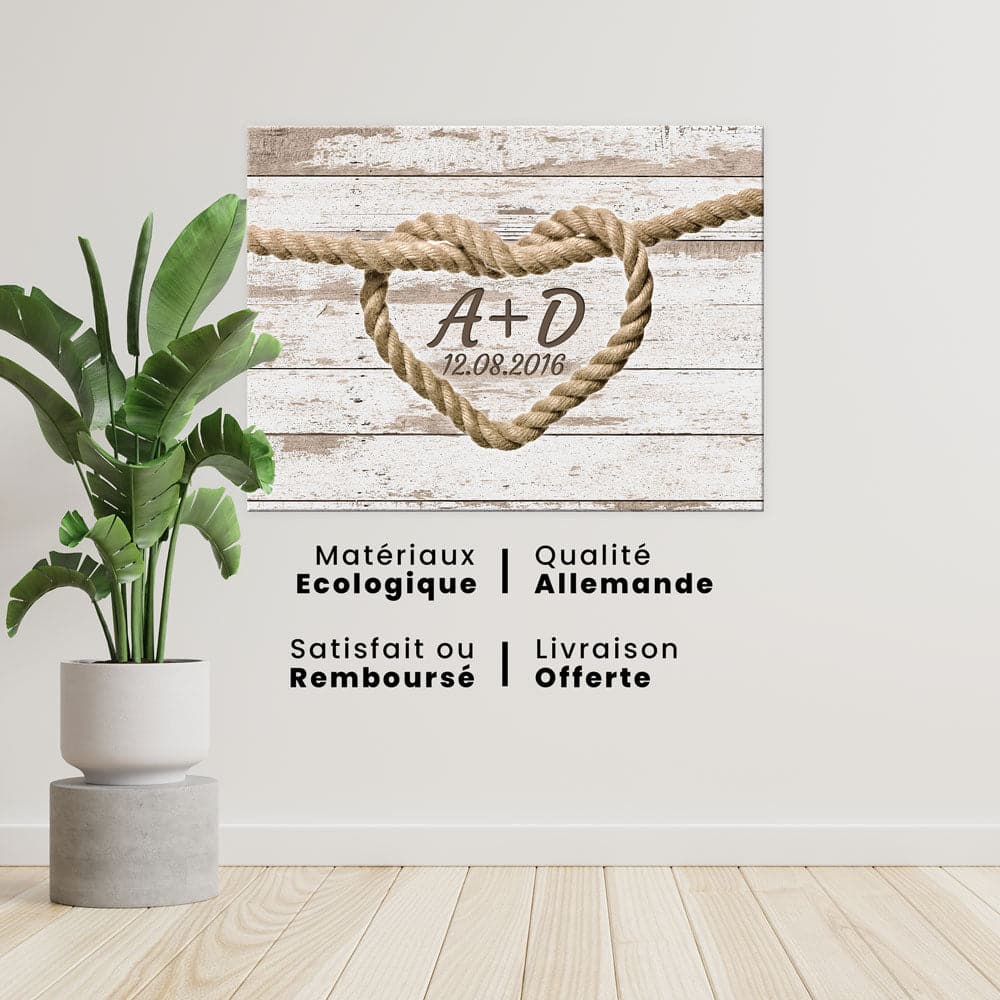 Unik® | Tableau Couple Personnalisé 