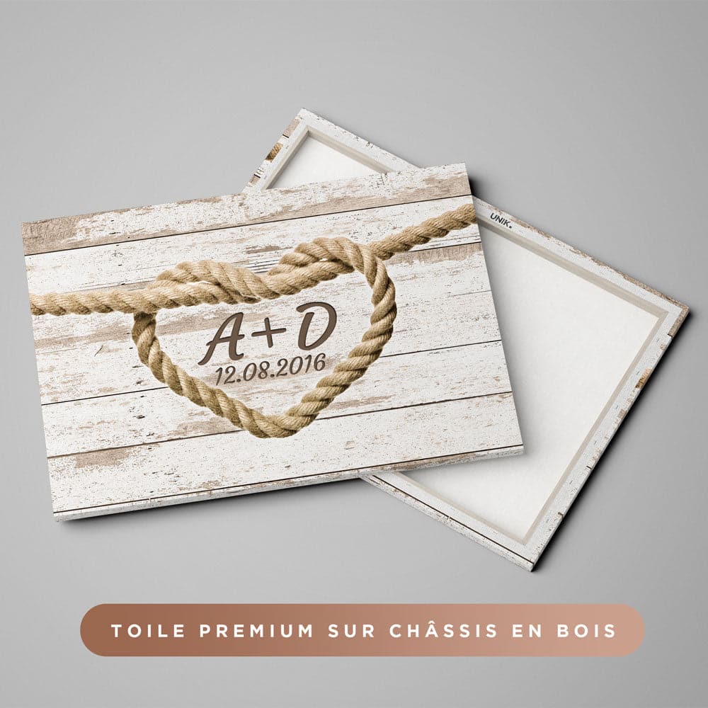 Unik® | Tableau Couple Personnalisé 