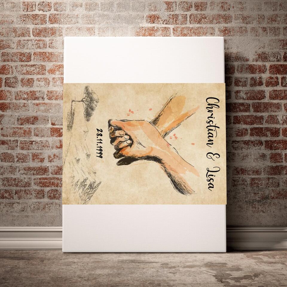 Unik® | Tableau couple Personnalisé 