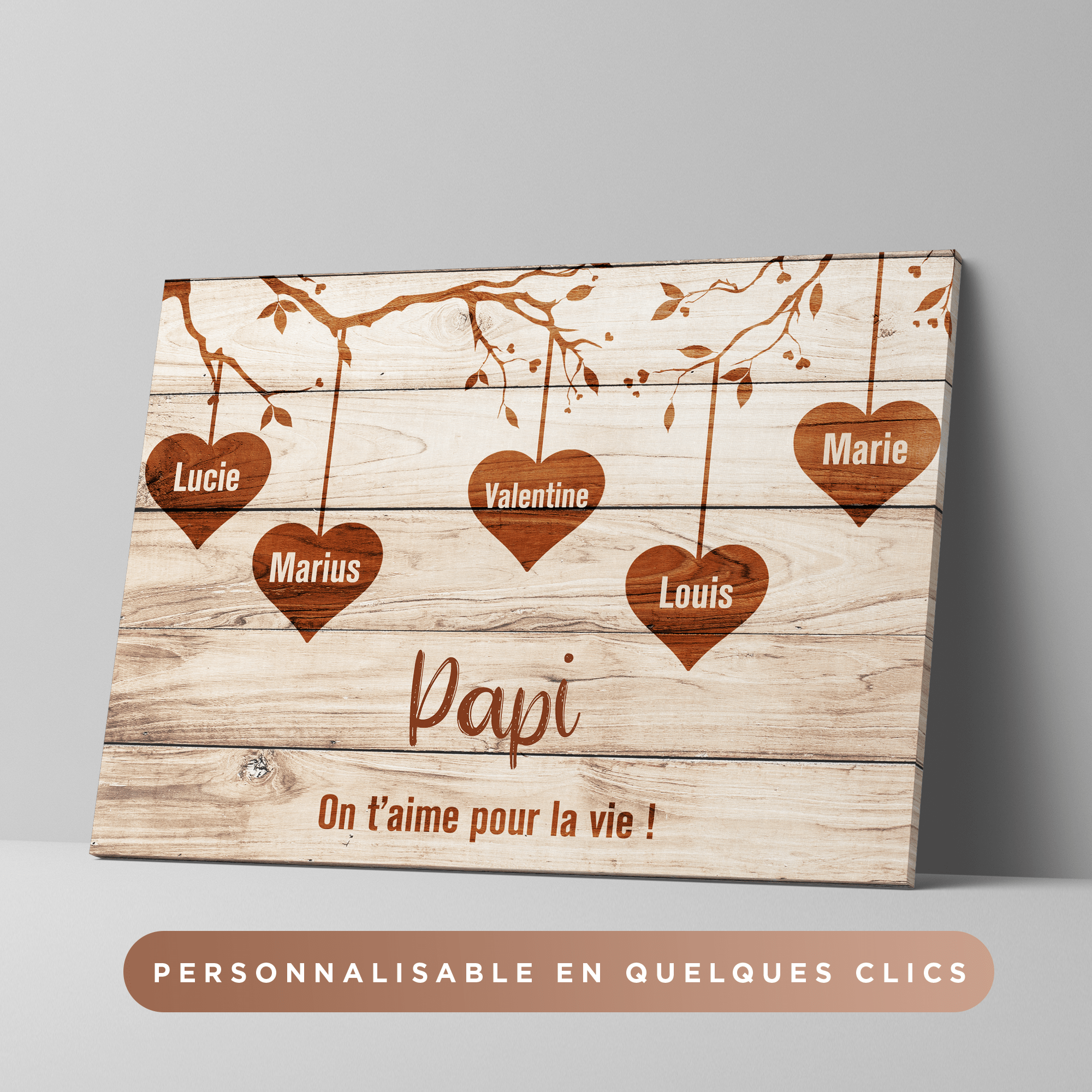 Unik® | Tableau Famille Personnalisable 
