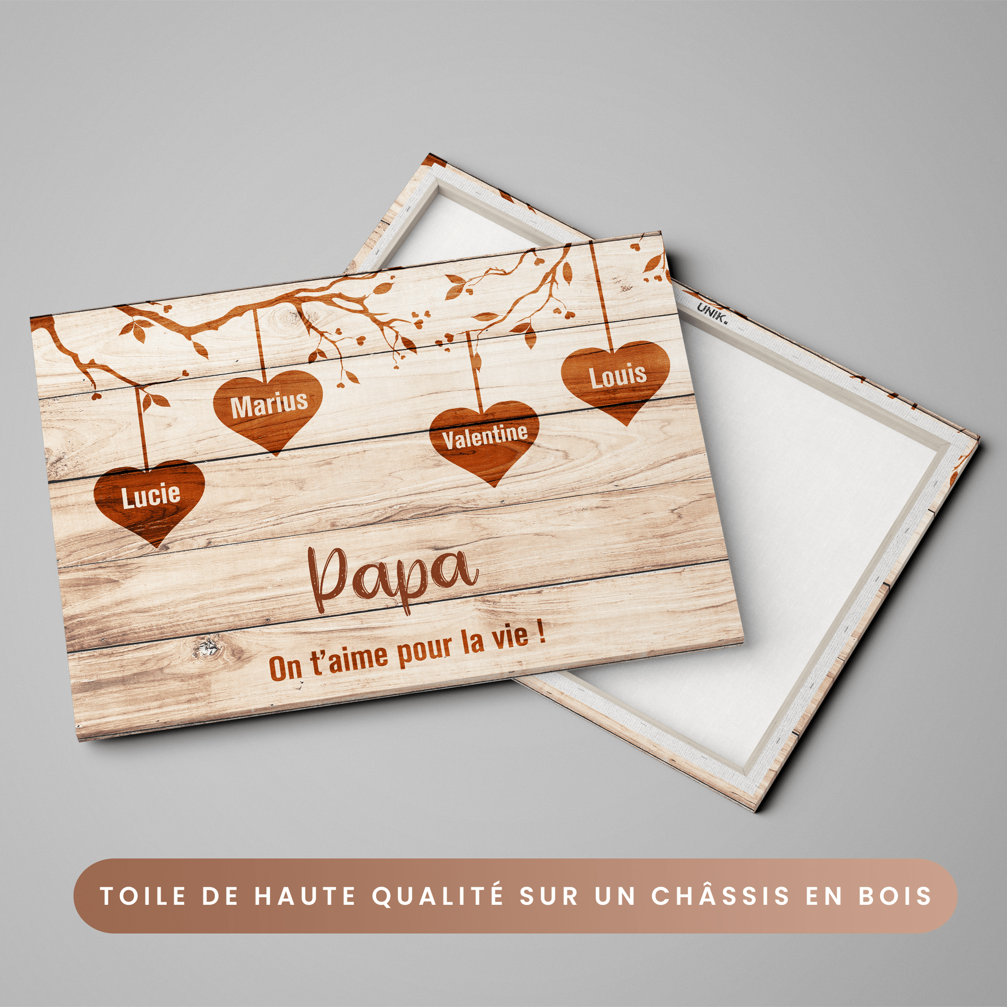 Unik® | Tableau Famille Personnalisable 