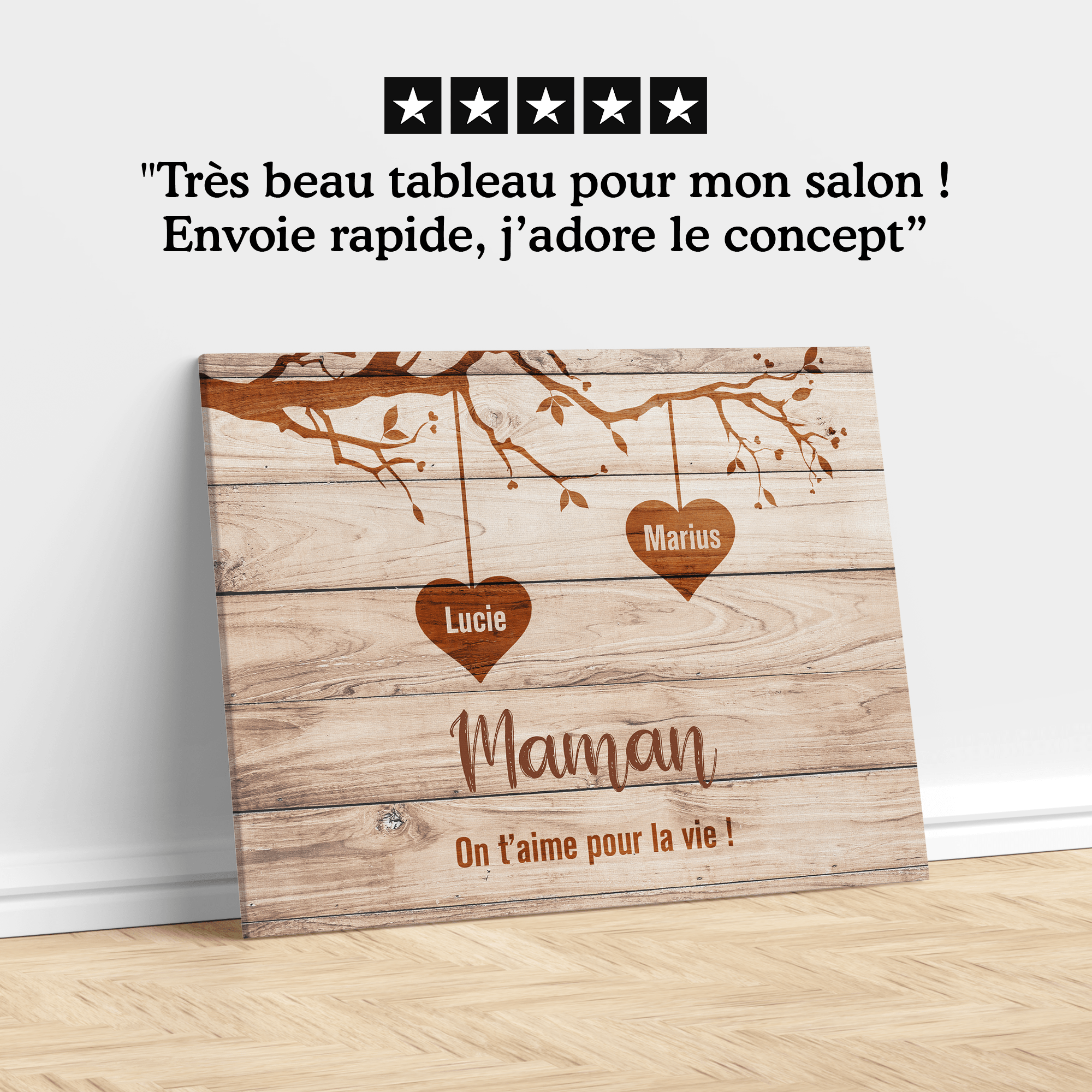 Unik® | Tableau Famille Personnalisable 