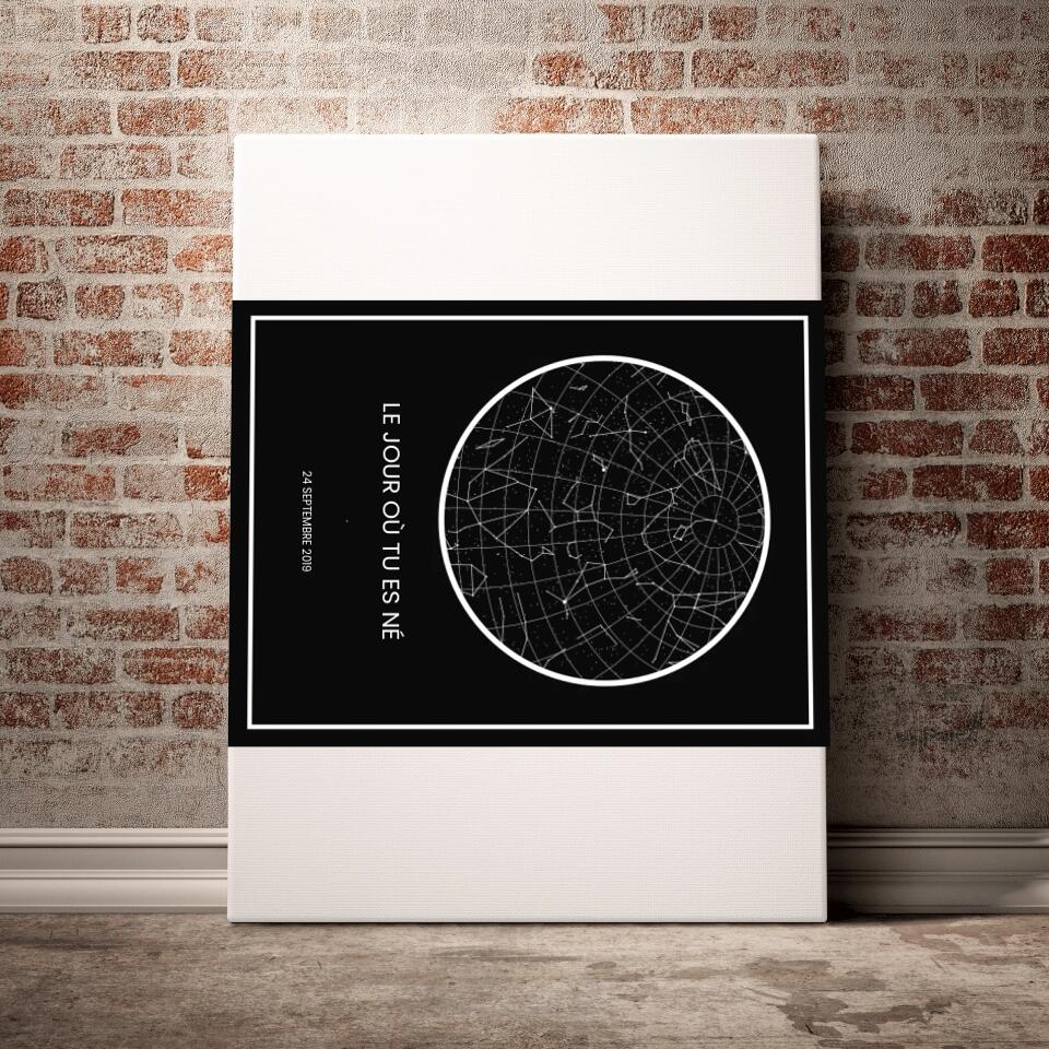 Unik® | Tableau Naissance Personnalisable 