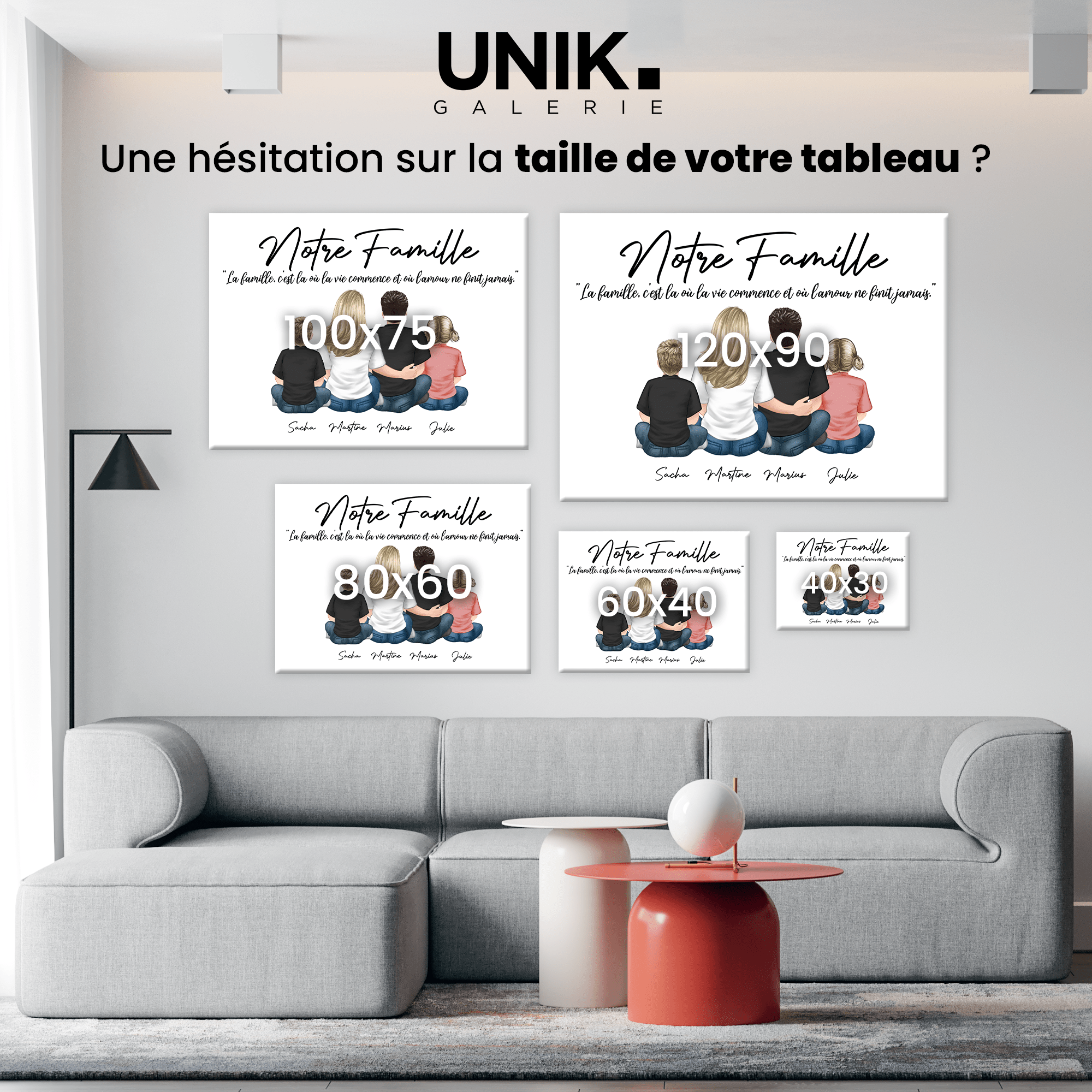Unik® | Tableau Personnalisable 