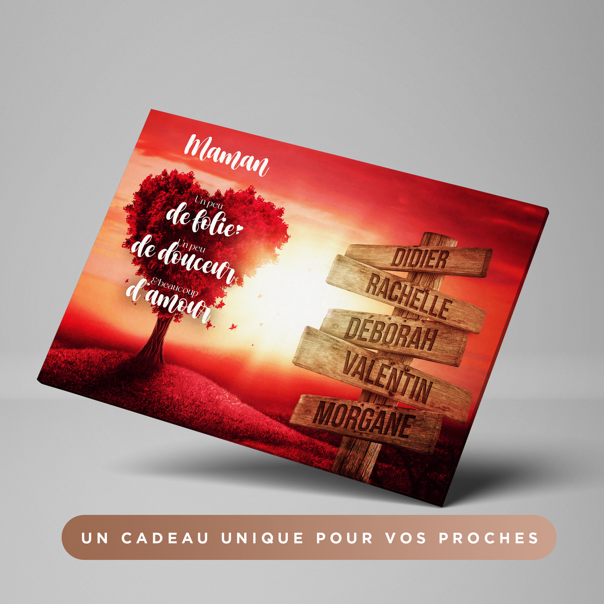 Unik® | Tableau Prénoms Personnalisable 