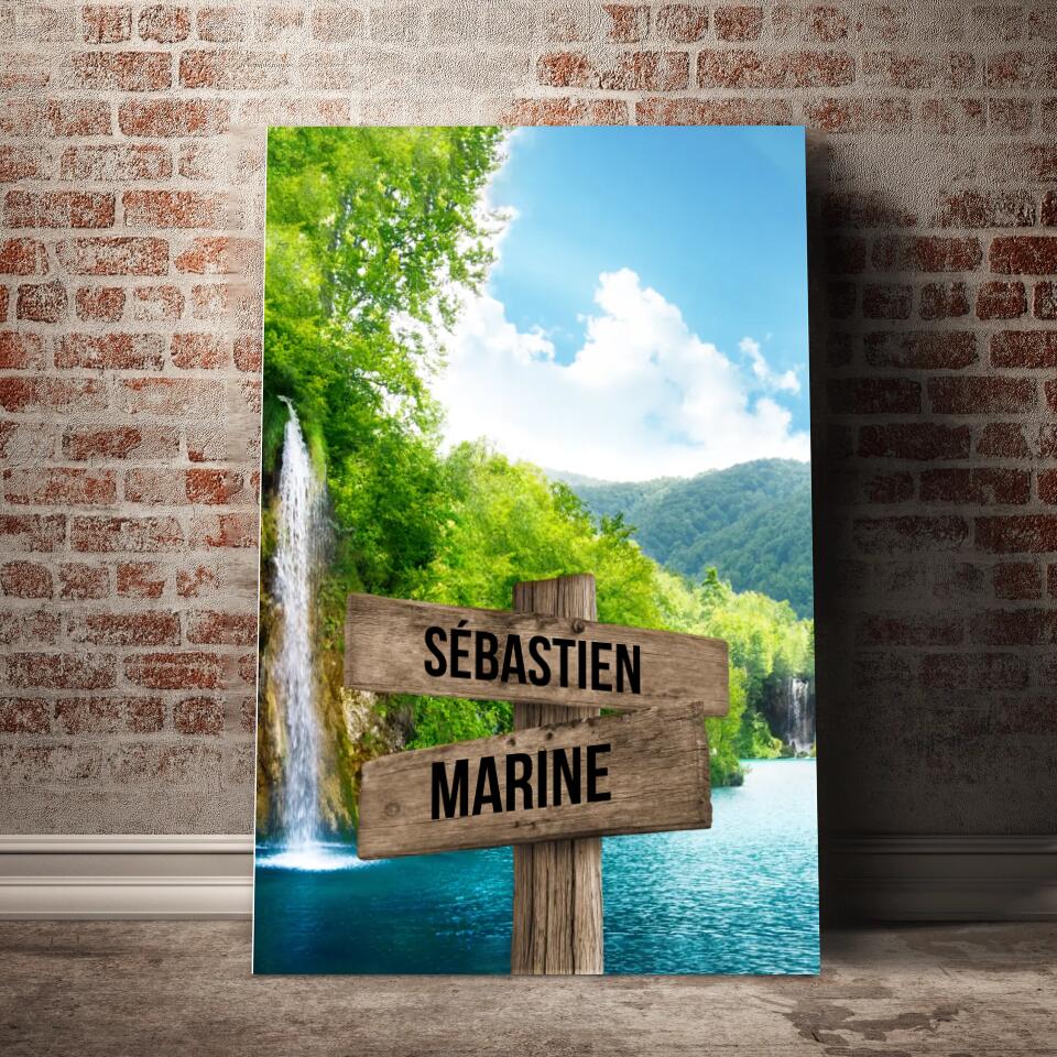 Unik® | Tableau Prénoms Personnalisable 