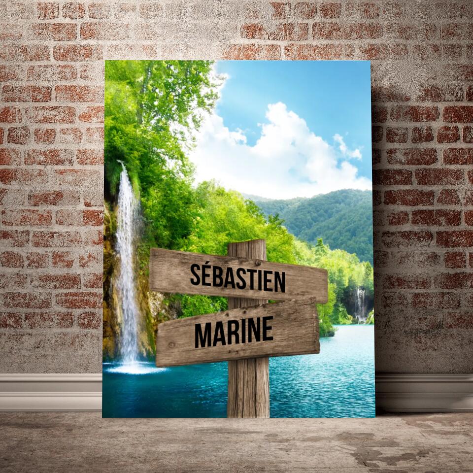 Unik® | Tableau Prénoms Personnalisable 