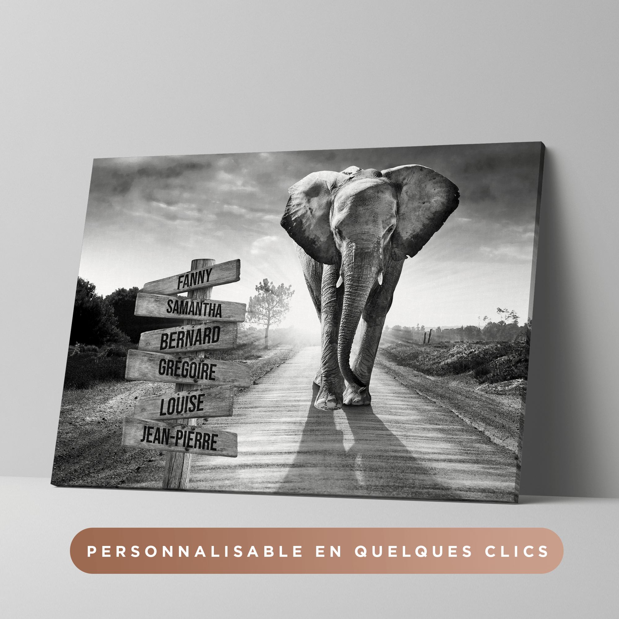 Unik® | Tableau Prénoms Personnalisable 