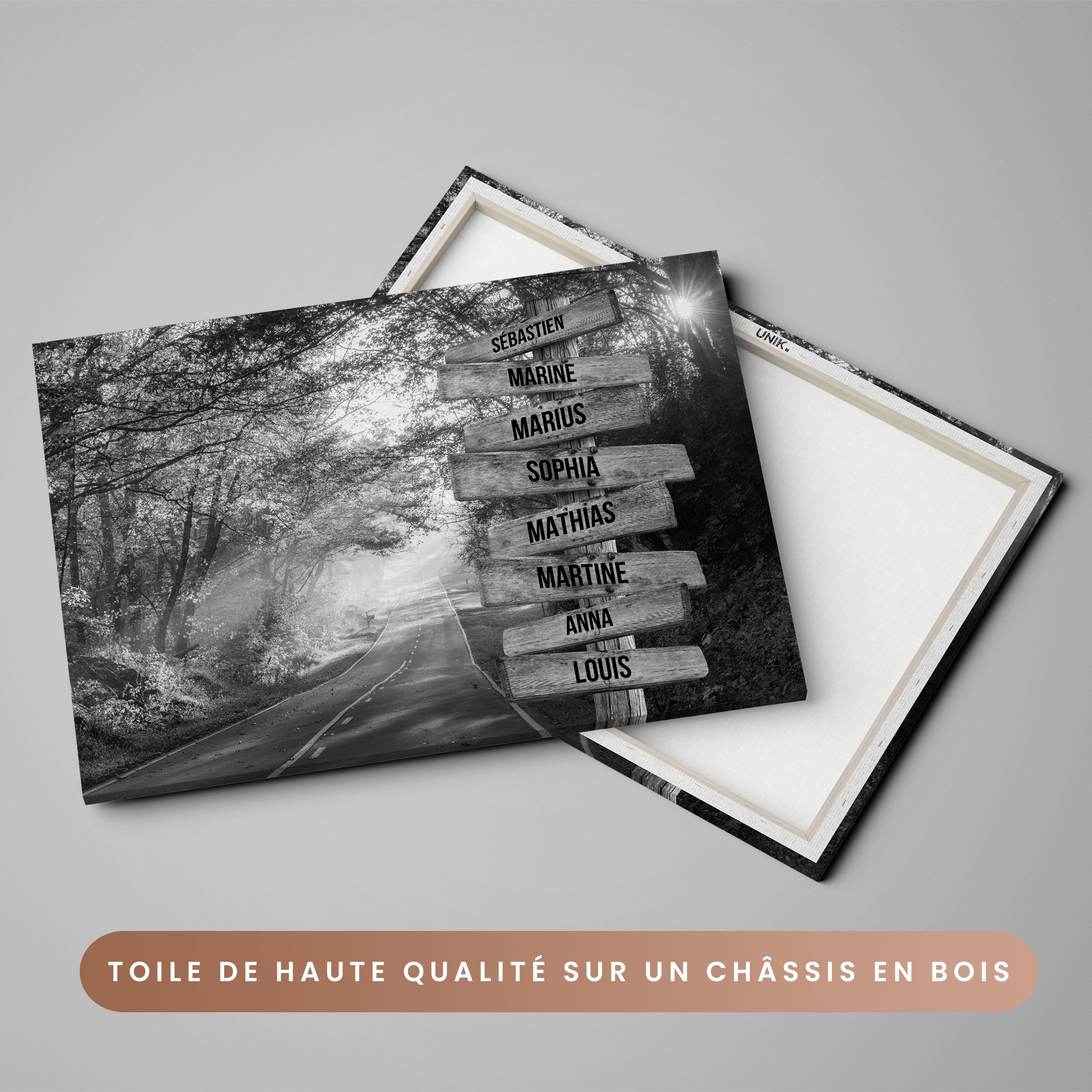 Unik® | Tableau Prénoms Personnalisable 