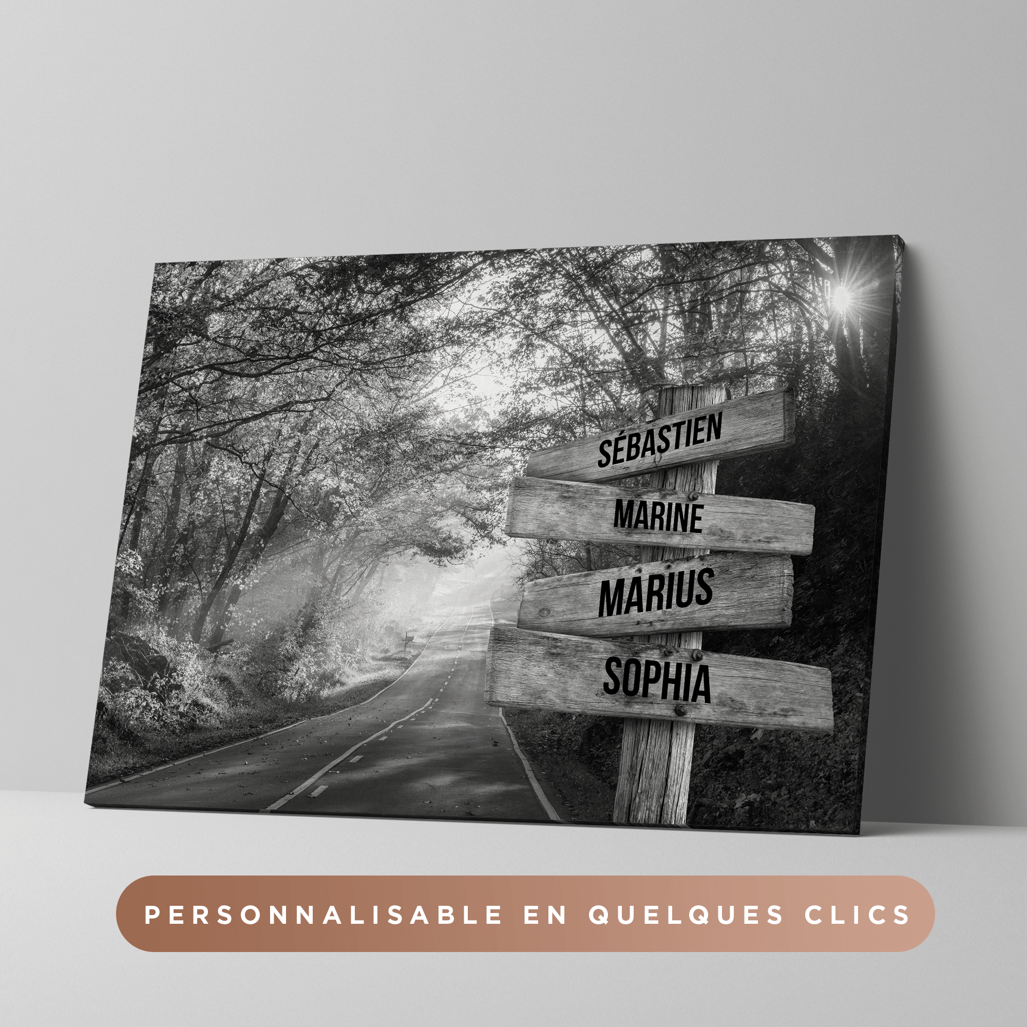 Unik® | Tableau Prénoms Personnalisable 