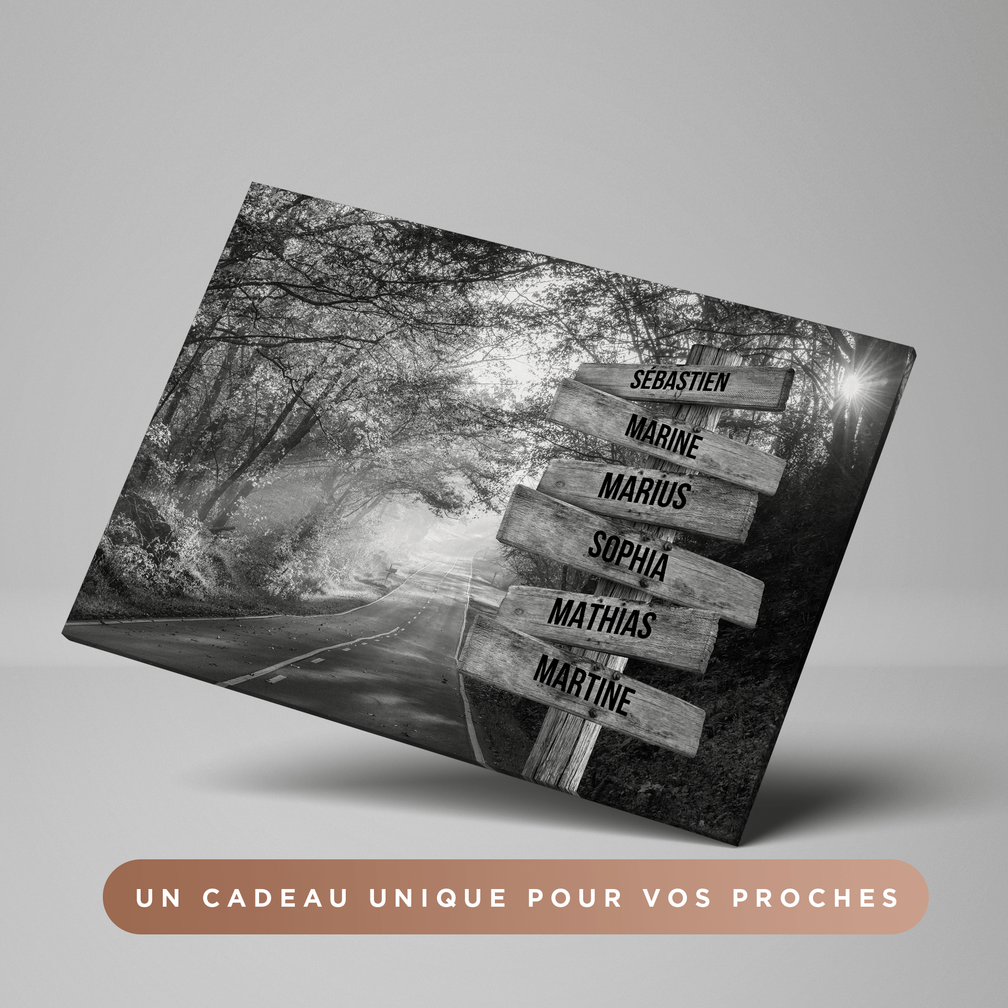 Unik® | Tableau Prénoms Personnalisable 