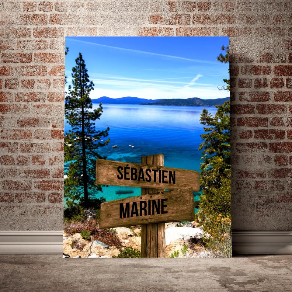 Unik® | Tableau Prénoms Personnalisable 