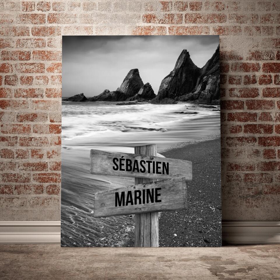 Unik® | Tableau Prénoms Personnalisable 