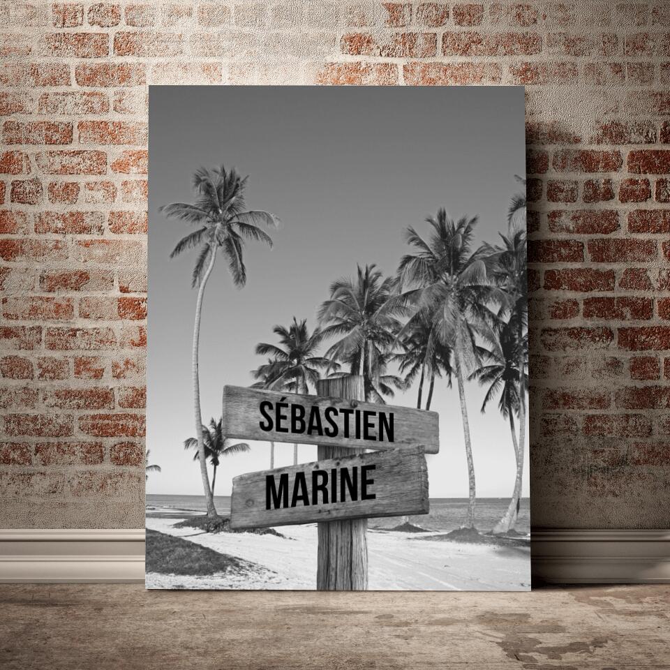 Unik® | Tableau Prénoms Personnalisable 