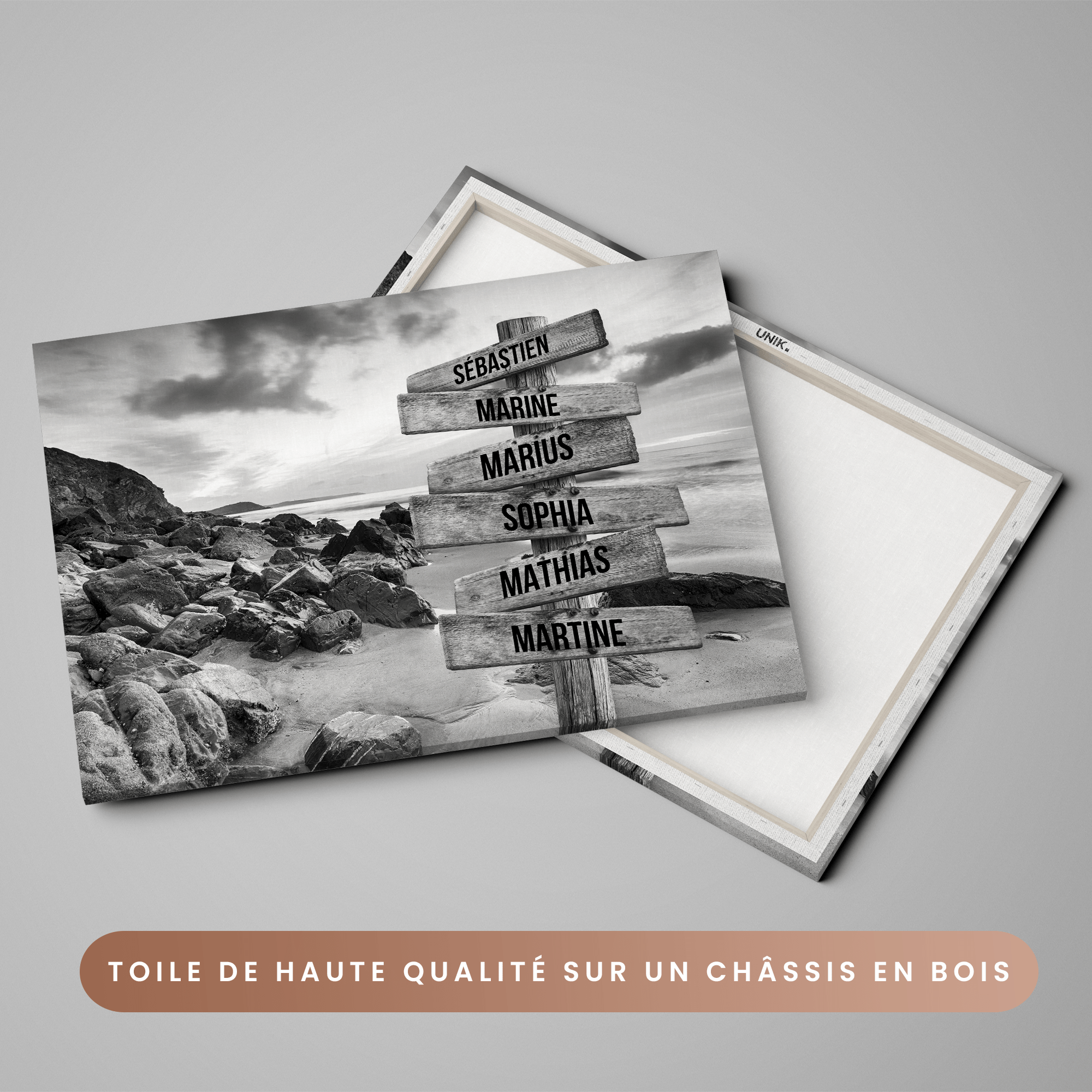 Unik® | Tableau Prénoms Personnalisable 