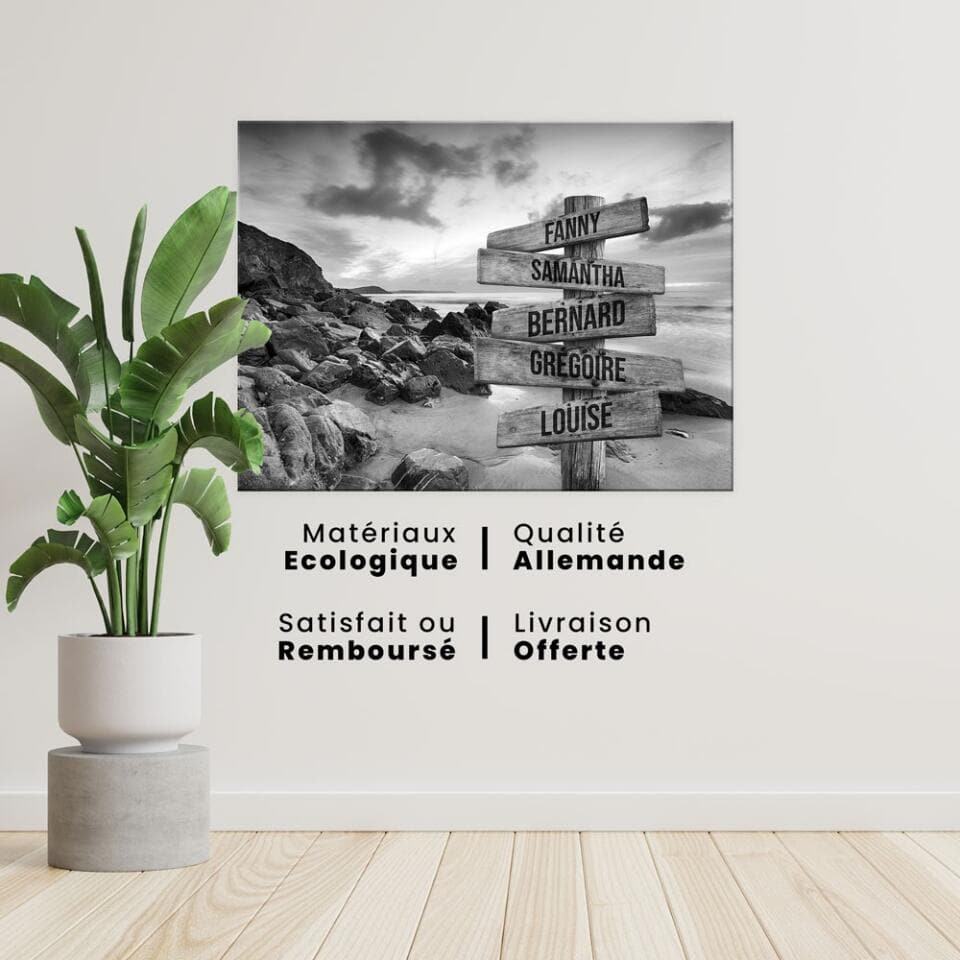 Unik® | Tableau Prénoms Personnalisable 