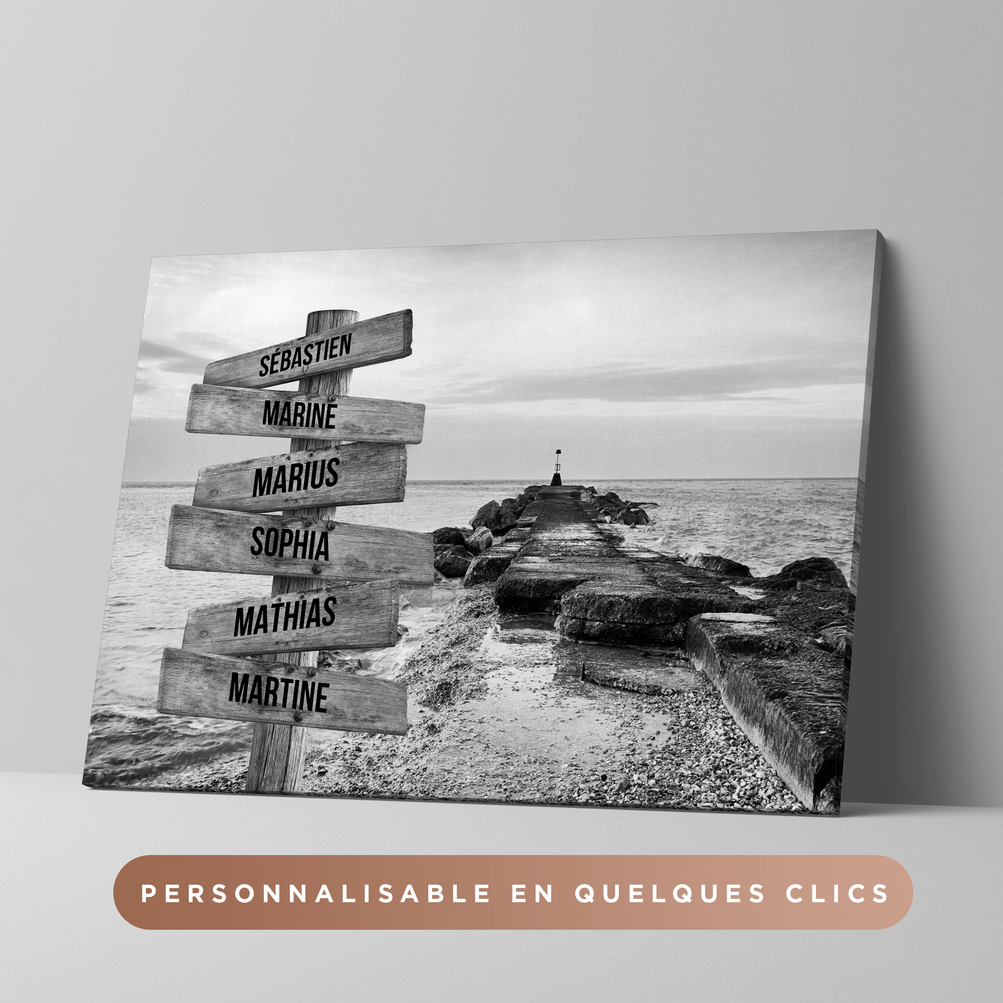 Unik® | Tableau Prénoms Personnalisable 