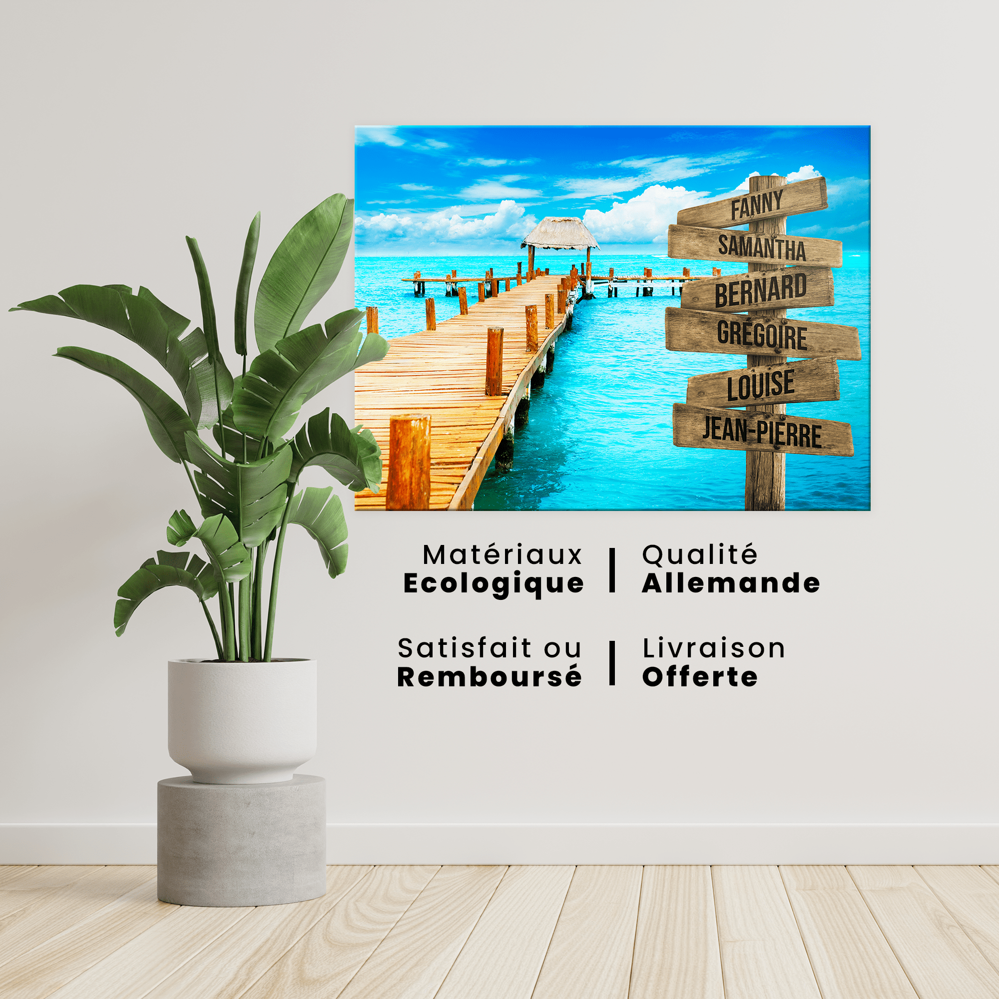 Unik® | Tableau Prénoms Personnalisable 