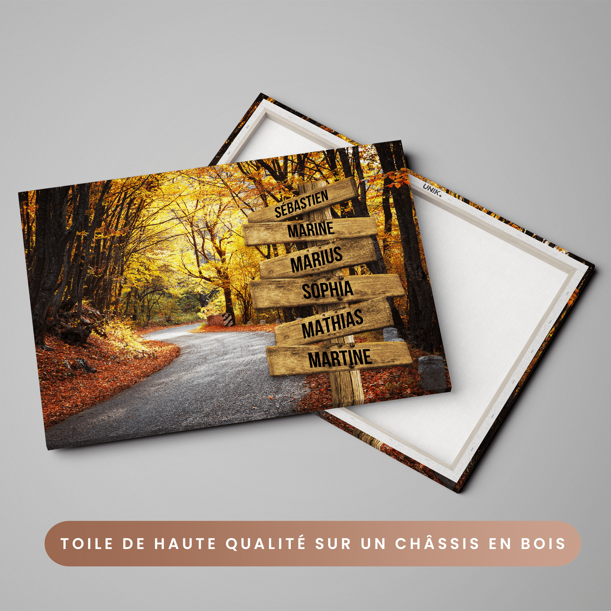 Unik® | Tableau Prénoms Personnalisable 