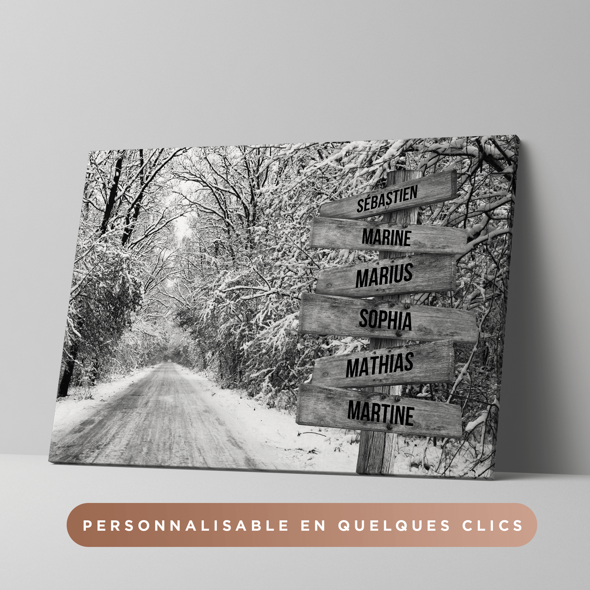 Unik® | Tableau Prénoms Personnalisable 