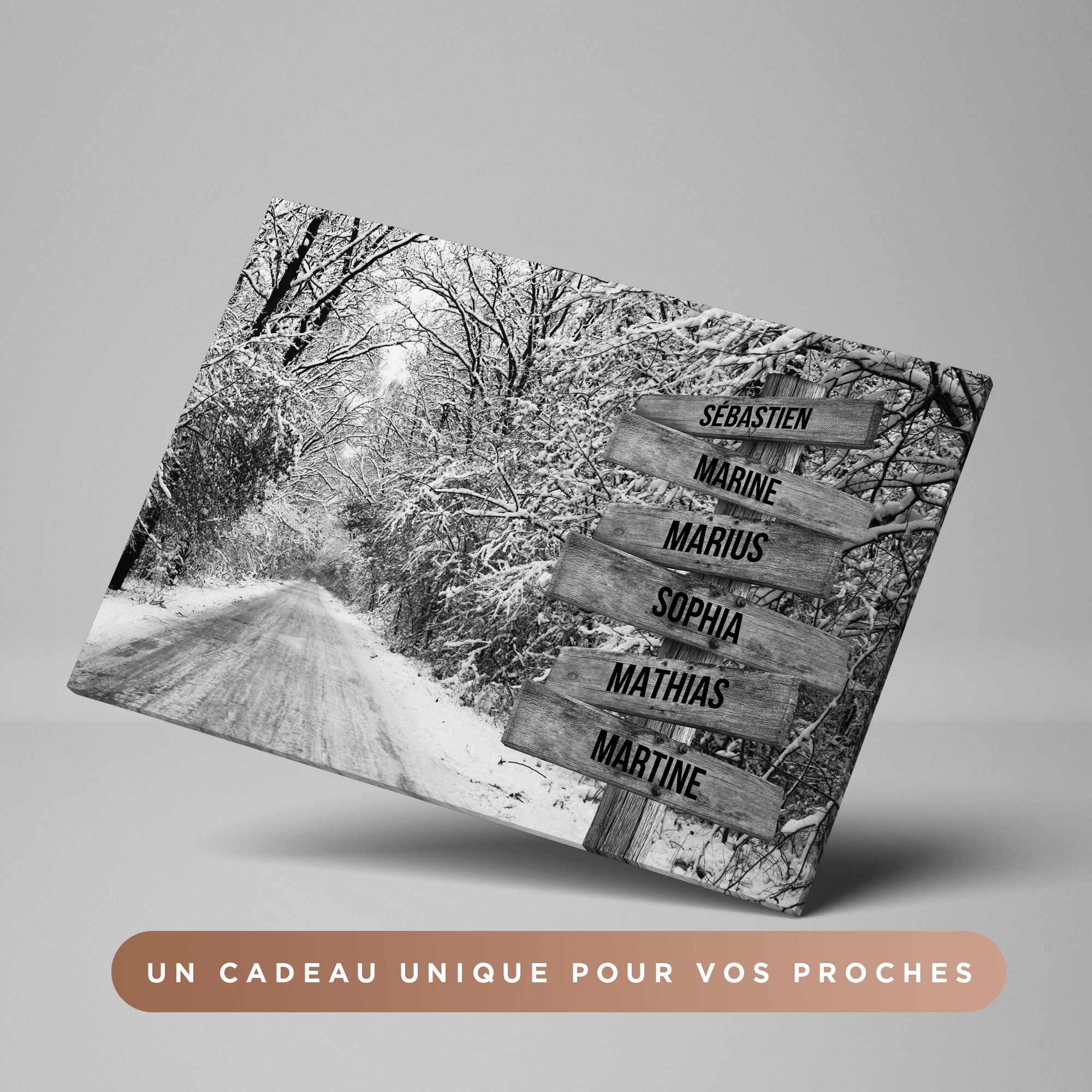 Unik® | Tableau Prénoms Personnalisable 