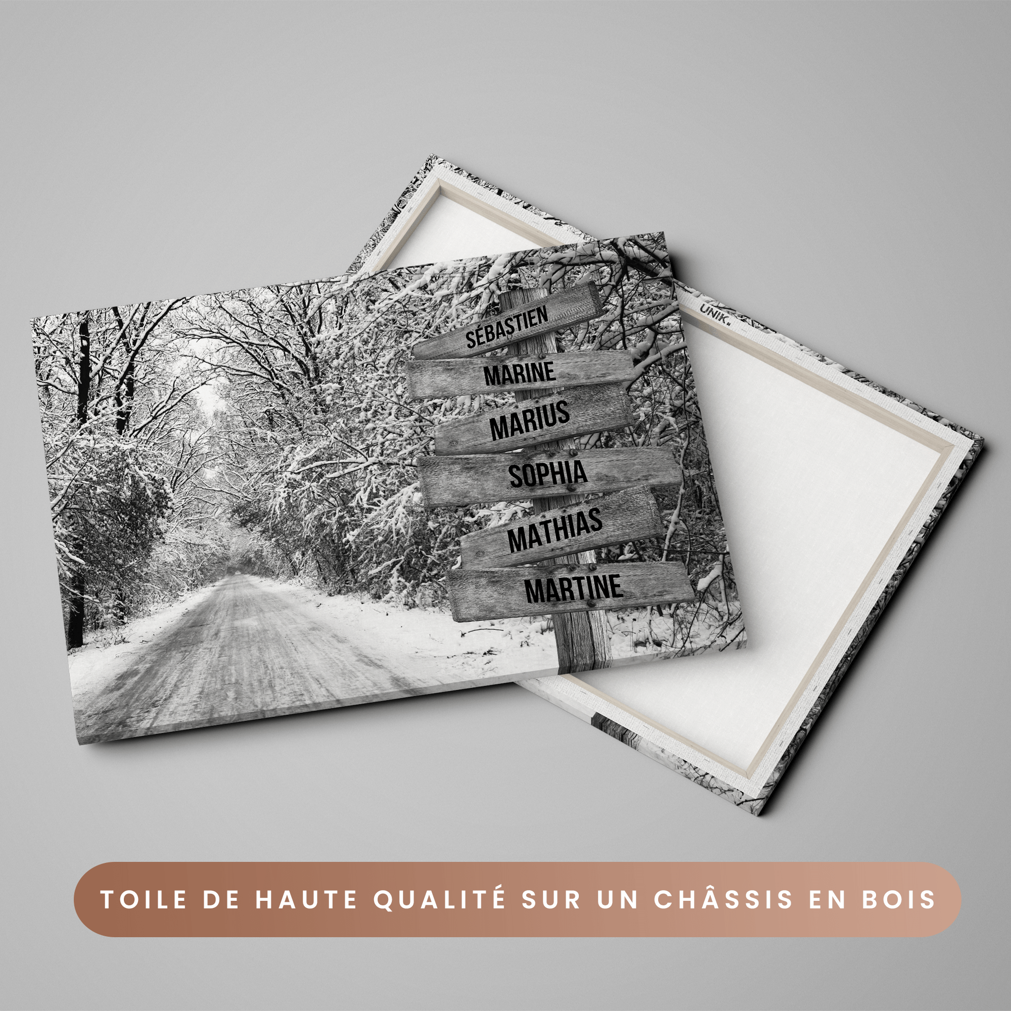 Unik® | Tableau Prénoms Personnalisable 