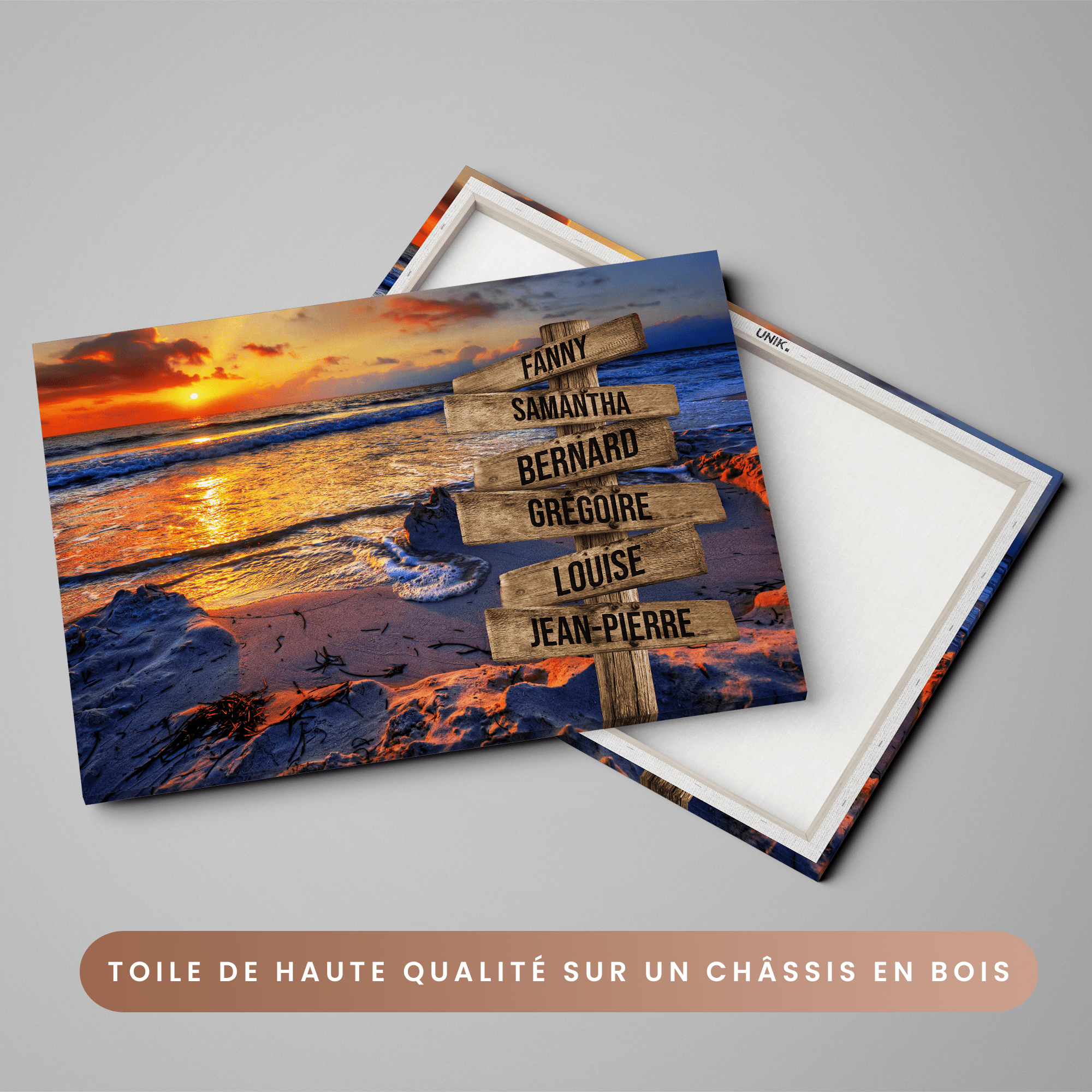 Unik® | Tableau Prénoms Personnalisable 