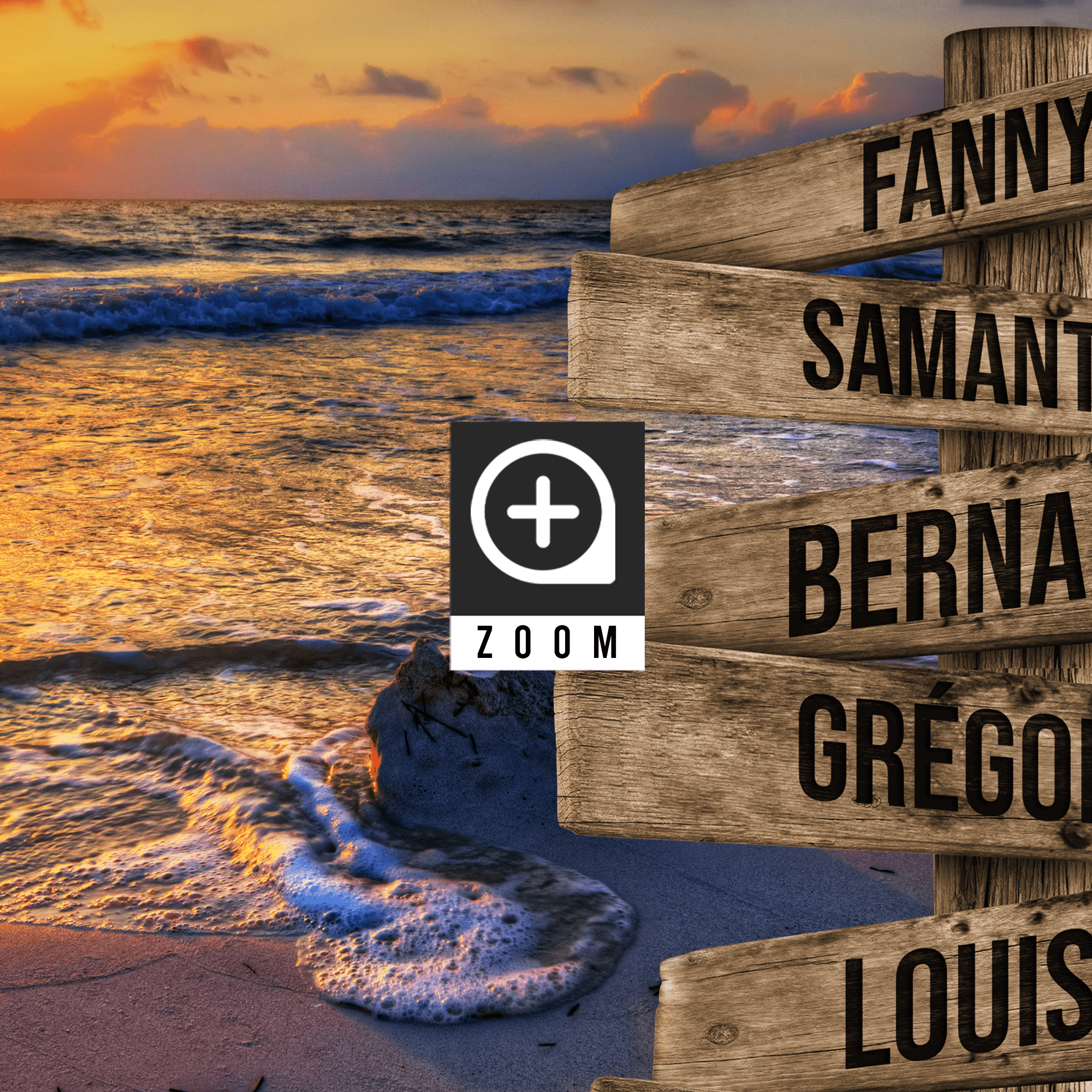 Unik® | Tableau Prénoms Personnalisable 